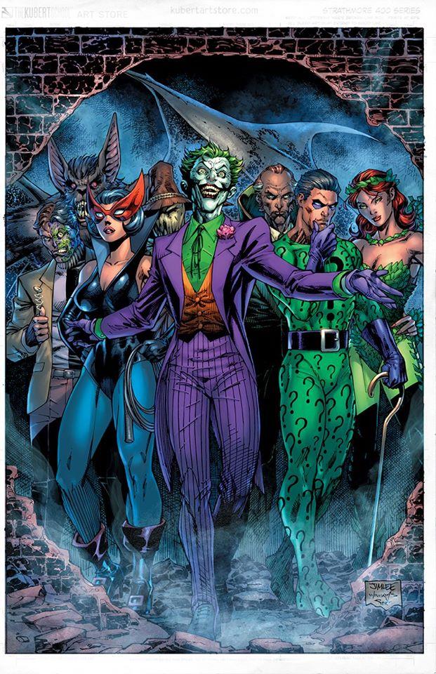 Sous licence Noir motif à lavant L Débardeur DC Comics Batman baiser / sourire du Joker 