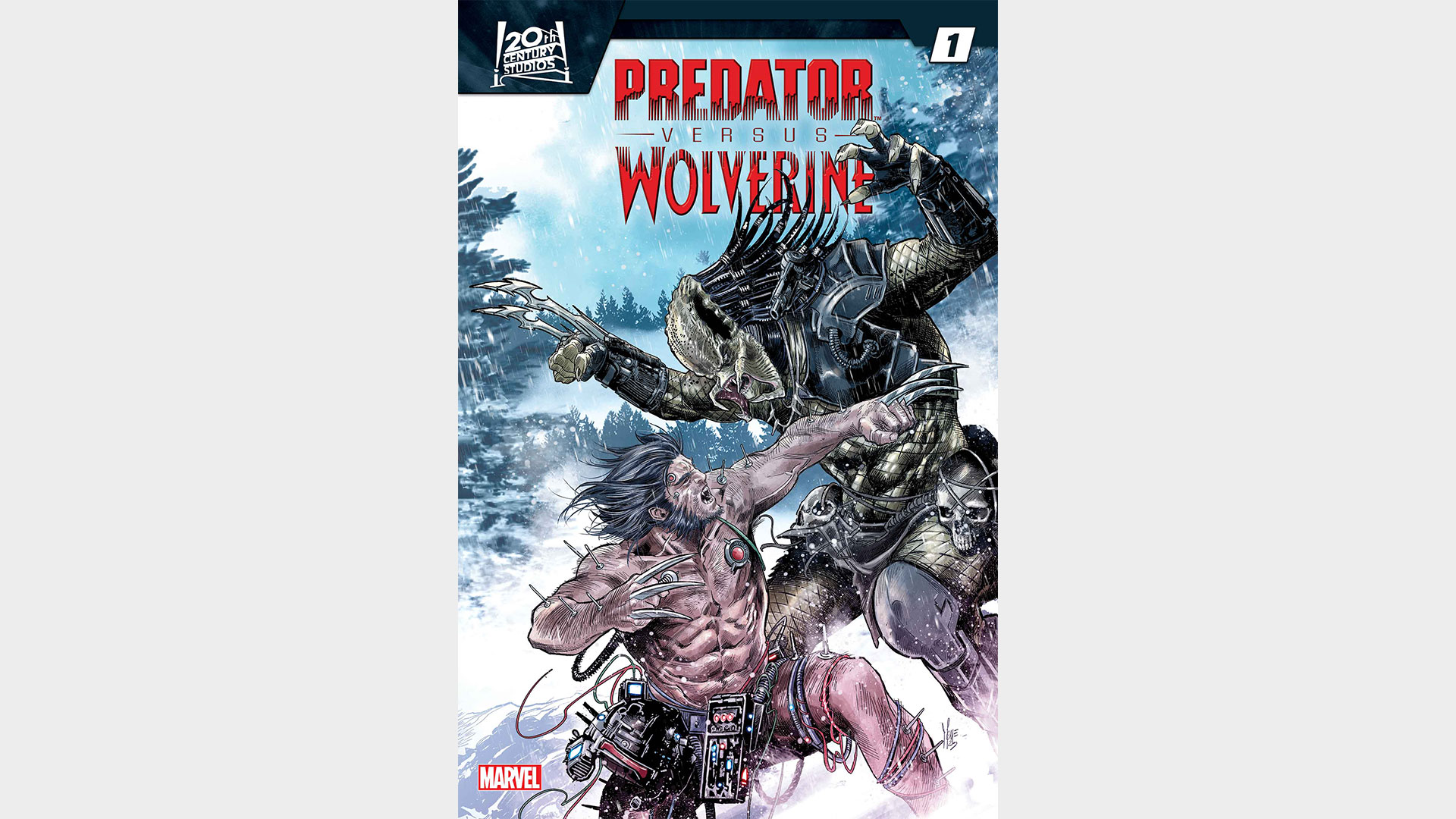 Couverture de Predator vs. Wolverine #1