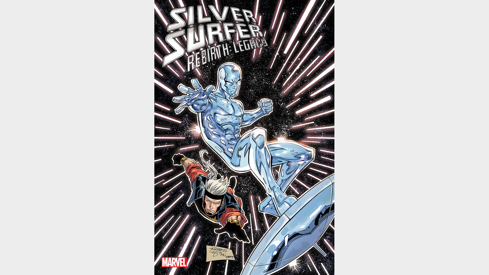Silver Surfer Rebirth Legacy #1 portada