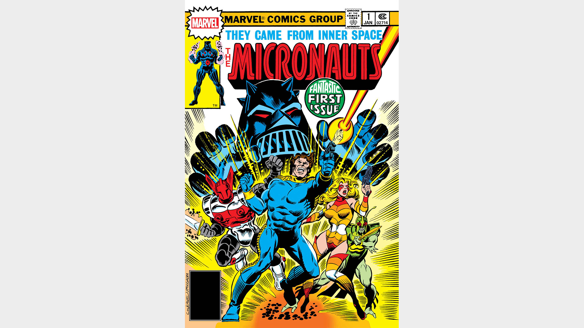 Micronauts #1 Umschlag