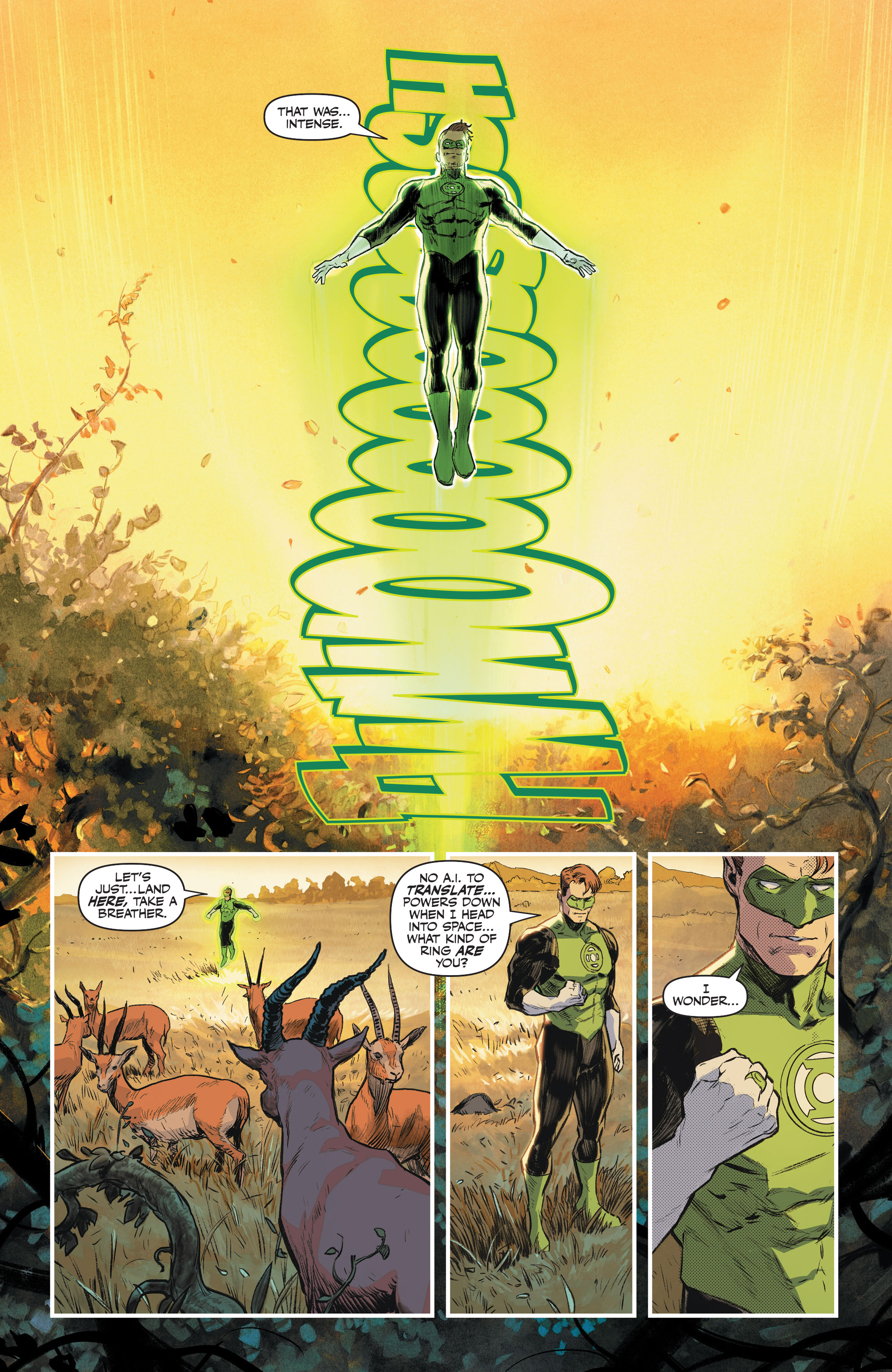 Konst från Green Lantern #3