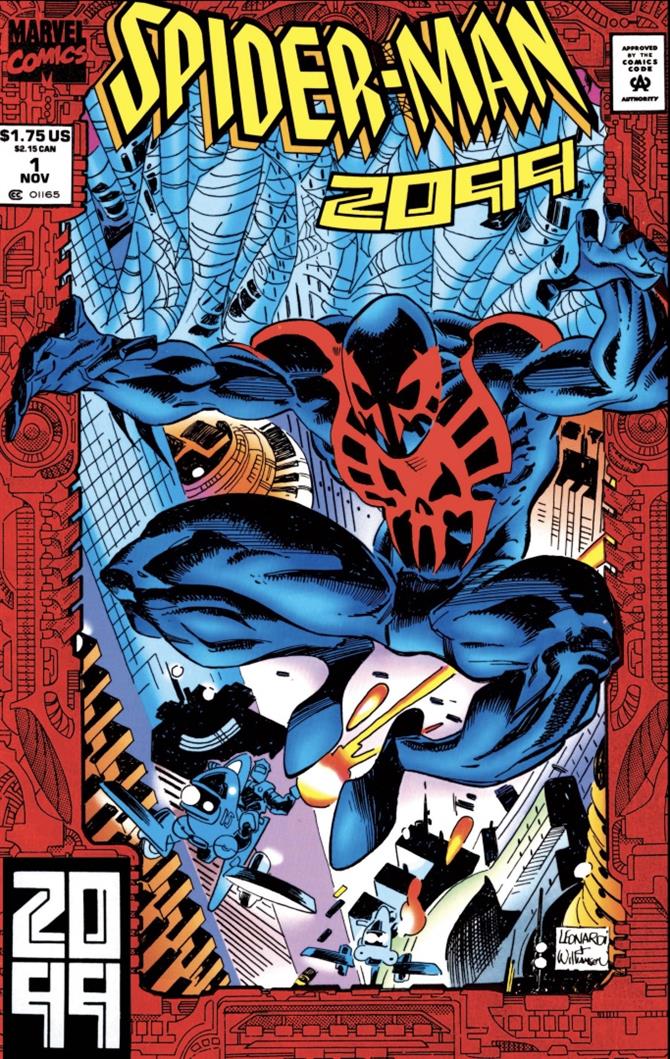 "スパイダーマン2099＃1の表紙"
