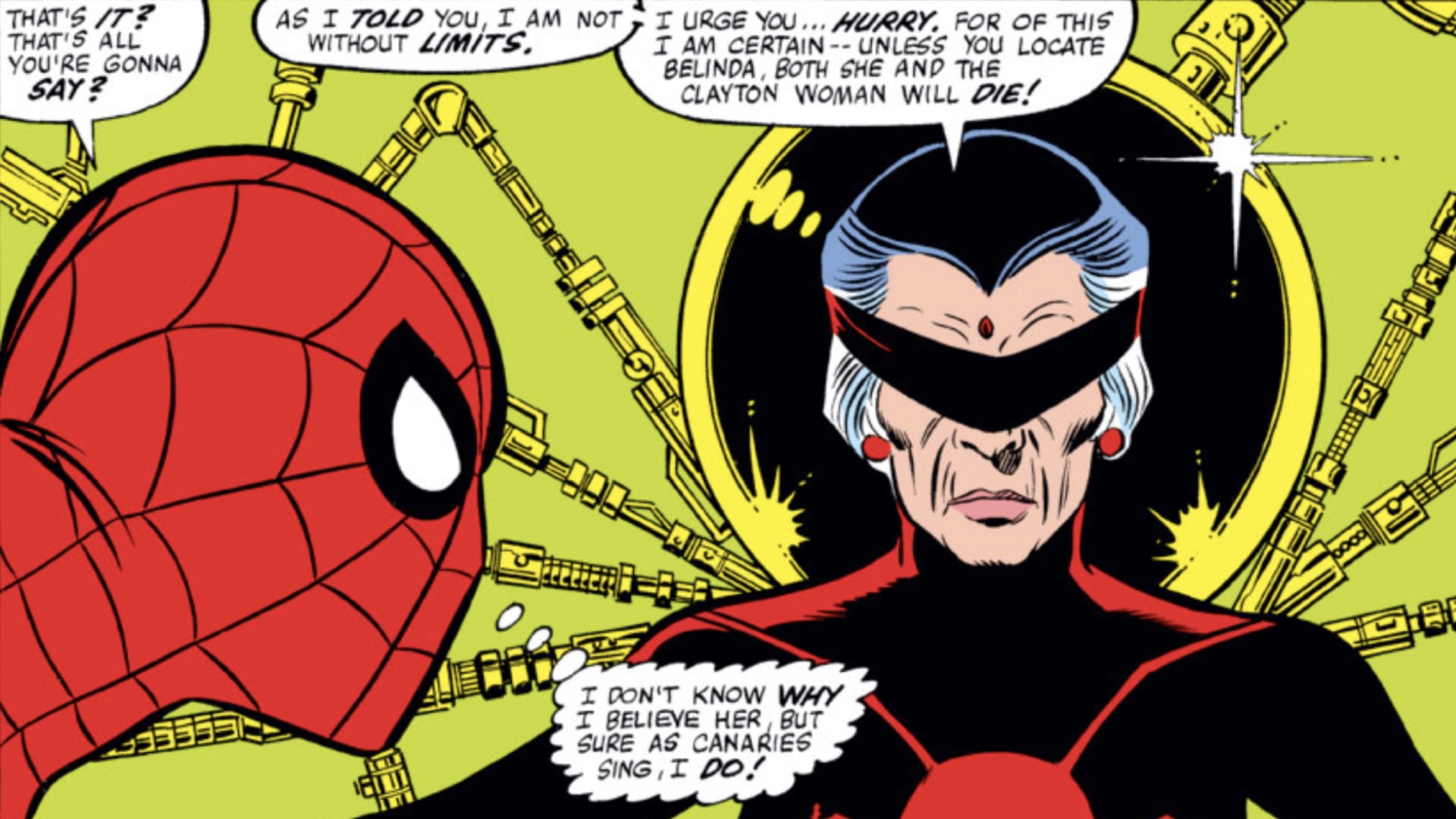 Amazing Spider-Man #210 panel
