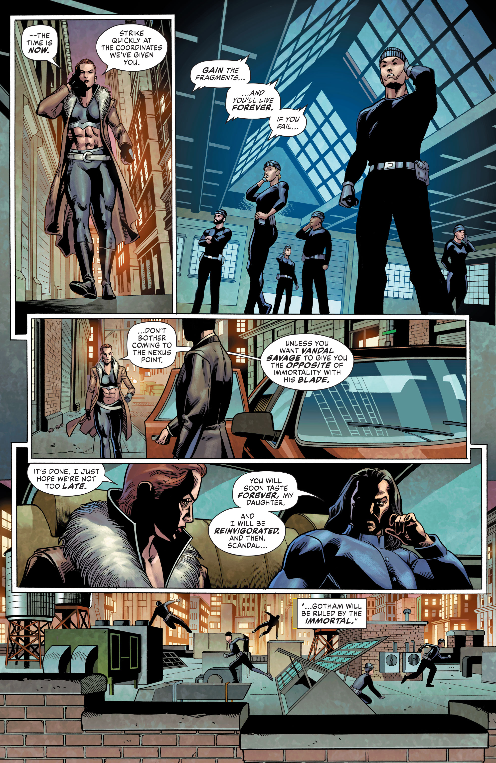 Arte da Batman/Catwoman: La guerra di Gotham: Terra bruciata #1