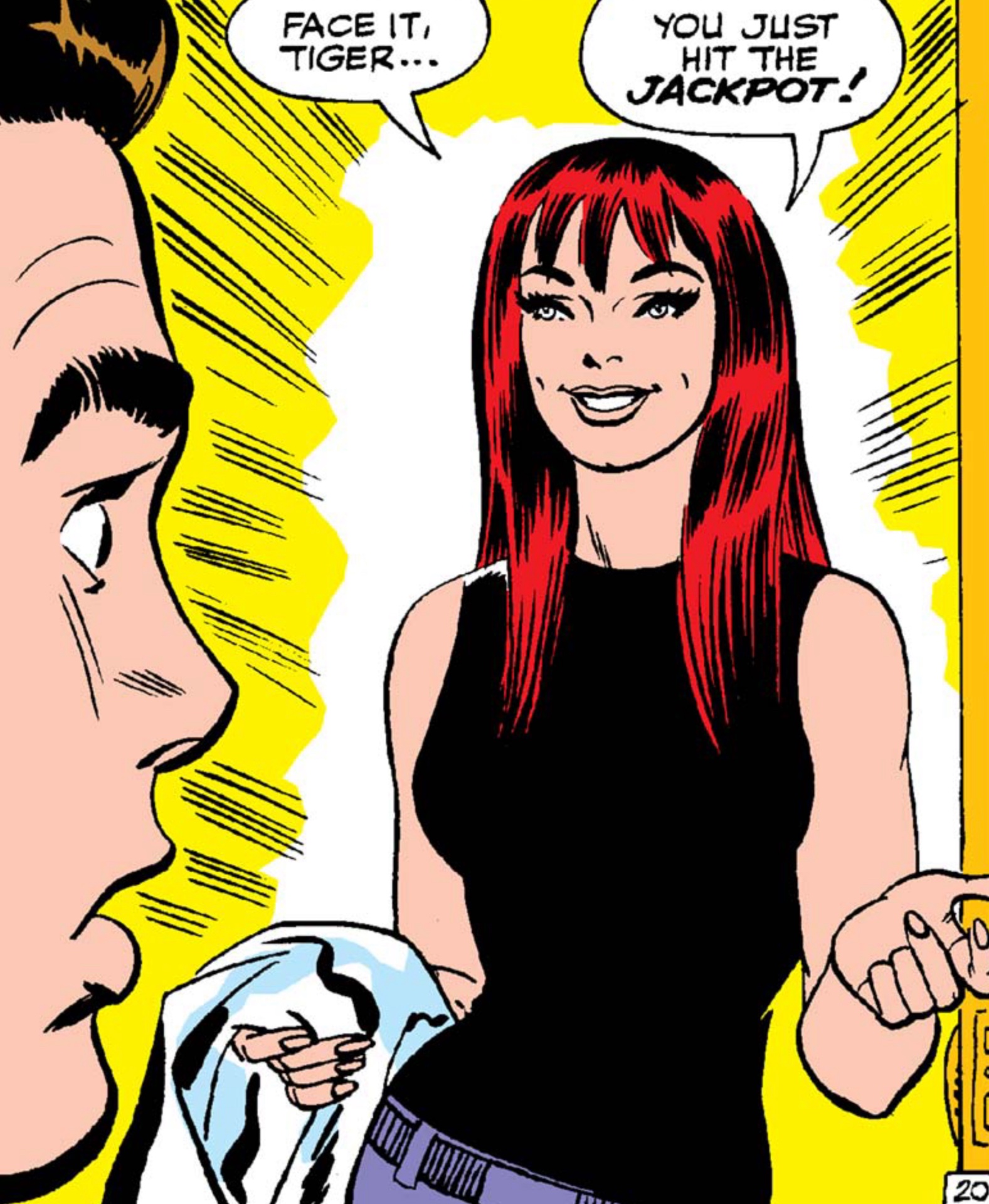 Peter Parker y Mary Jane Watson en Marvel Comics