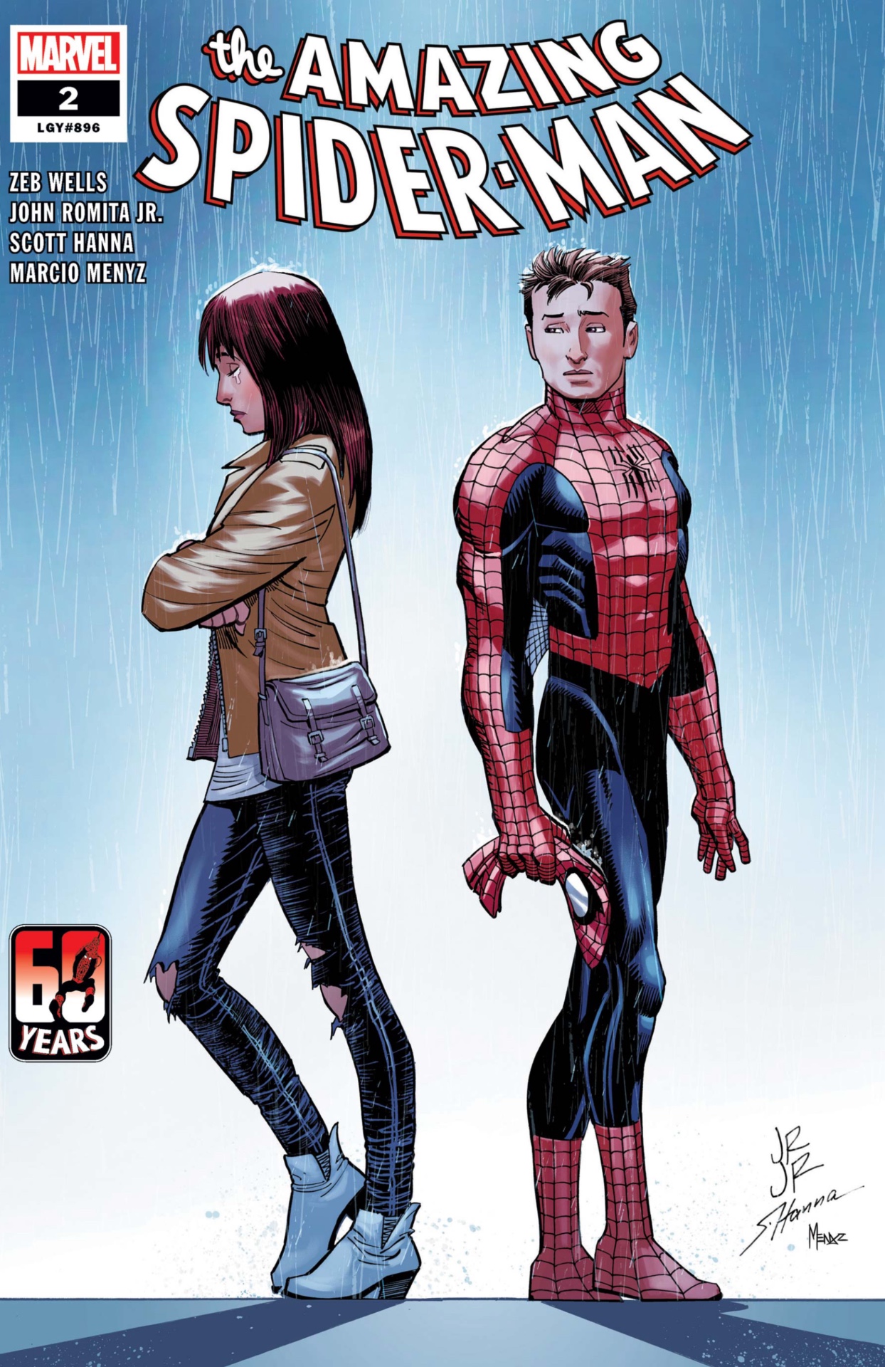Peter Parker och Mary Jane Watson i Marvel Comics