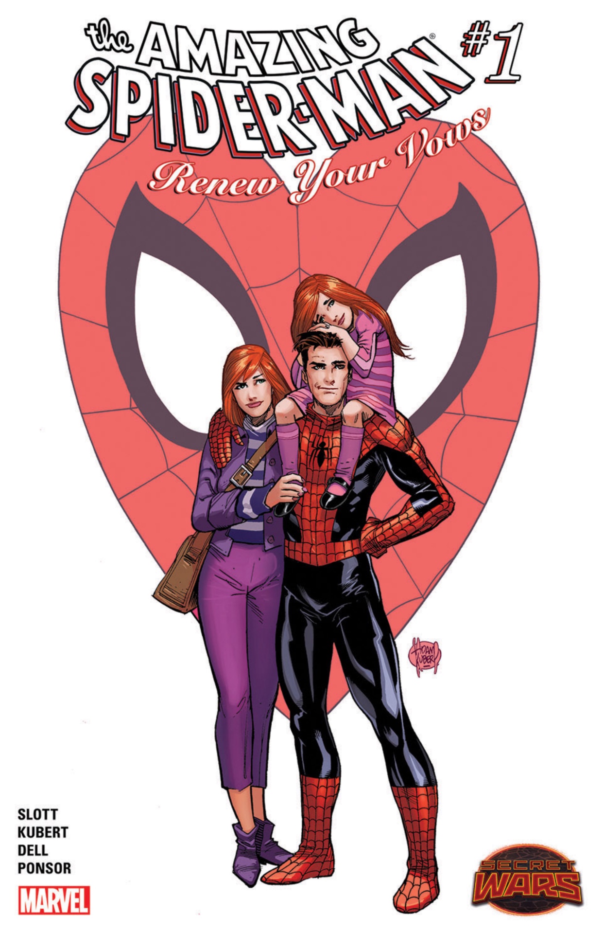 Peter Parker a Mary Jane Watsonová v Marvel Comics