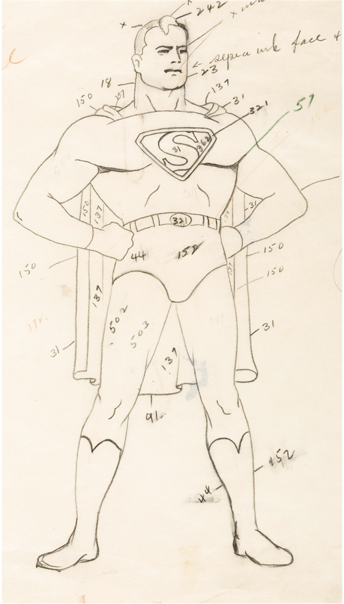 Fleischer Studios Superman kunst