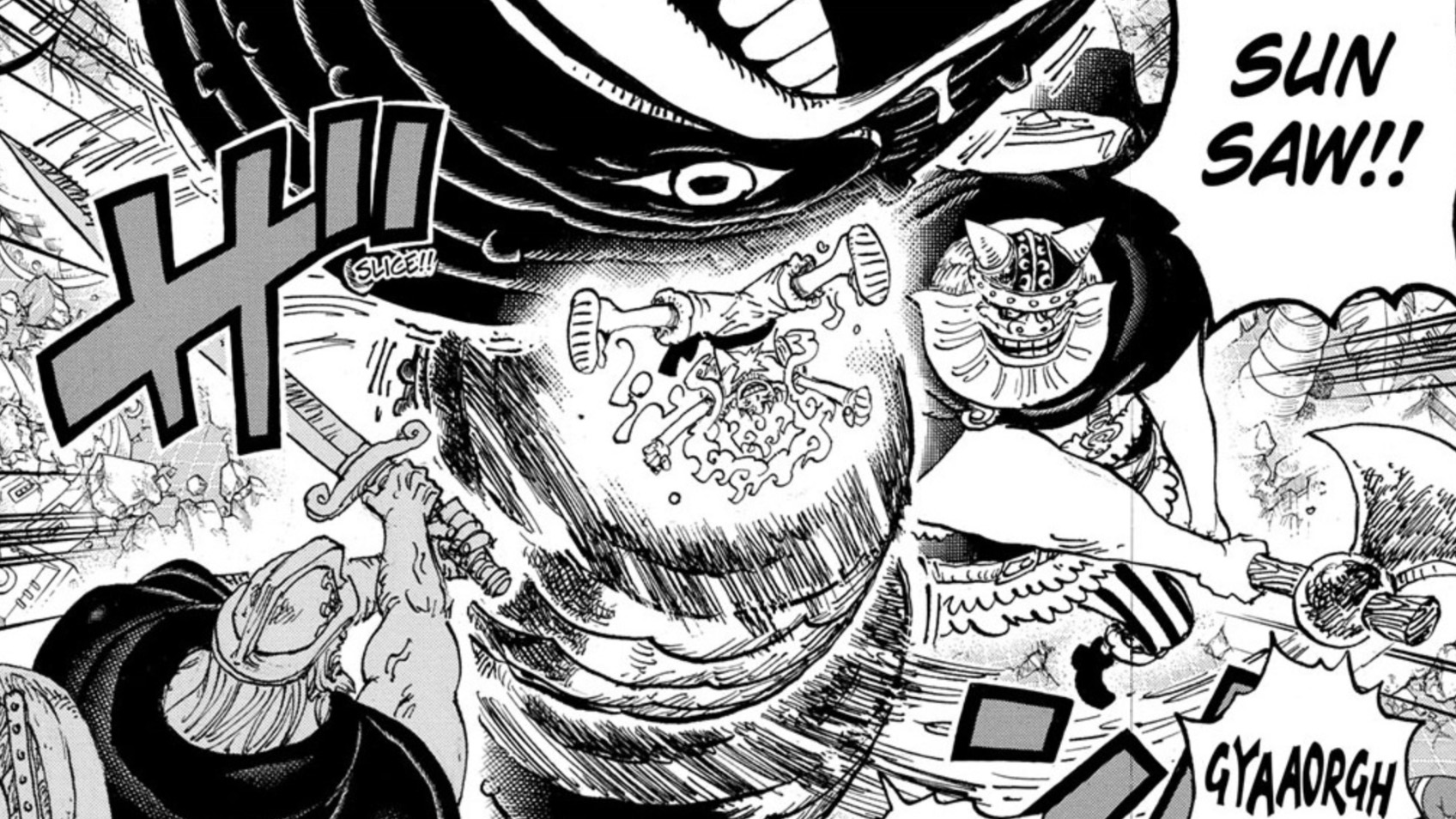 Konst från One Piece kapitel 1110
