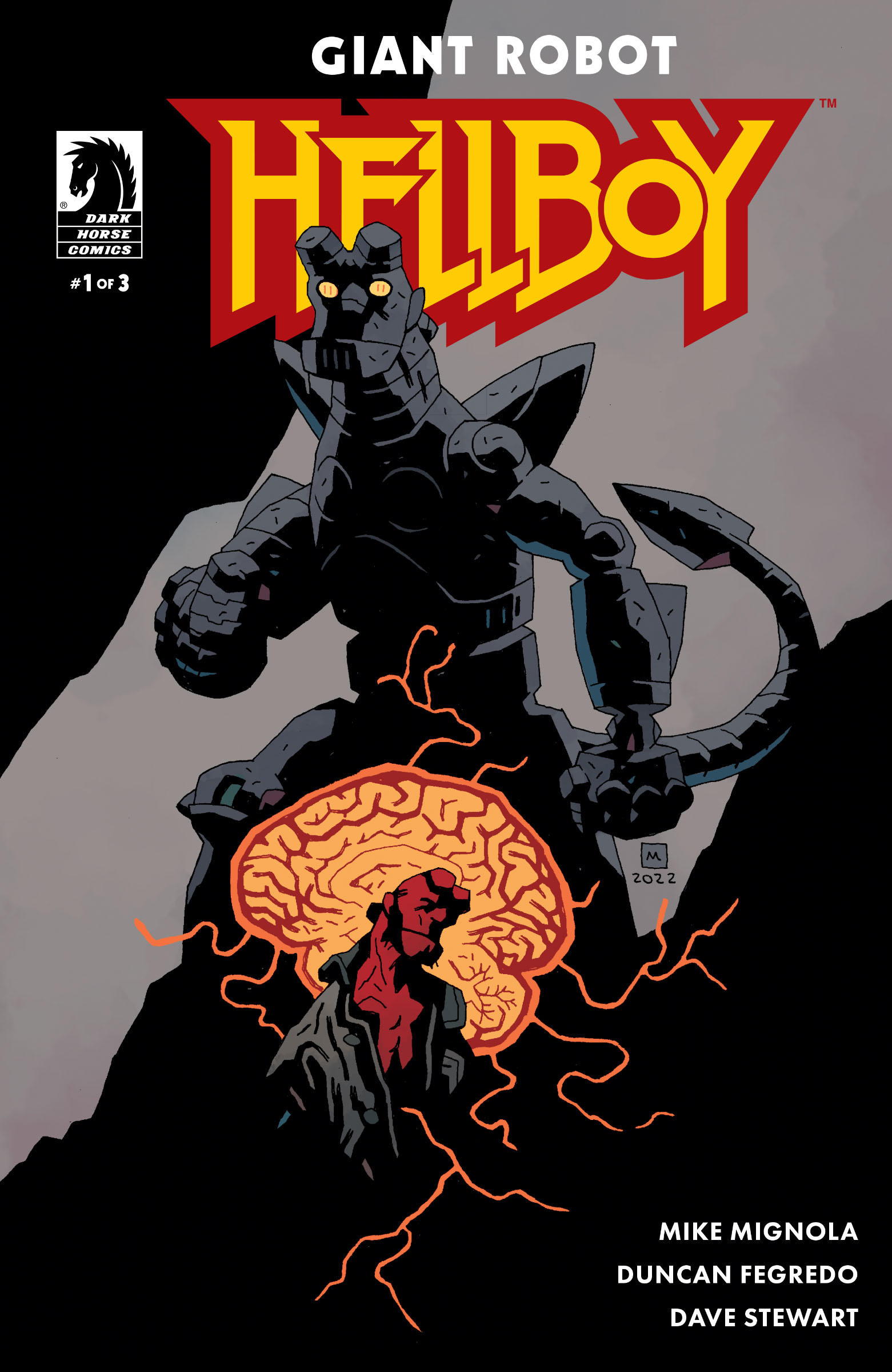 Copertina di Giant Robot Hellboy #1