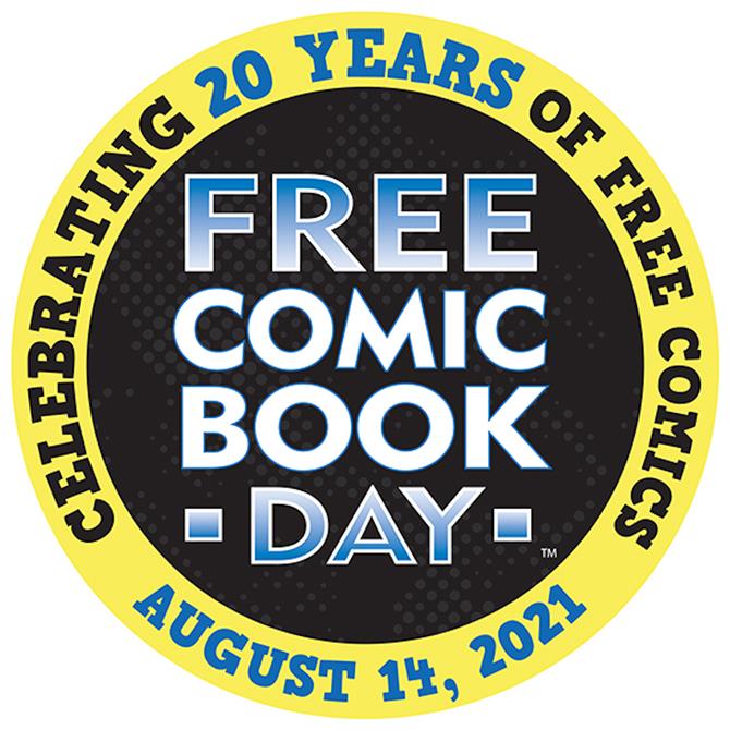 Бесплатный логотип Дня комиксов 2021