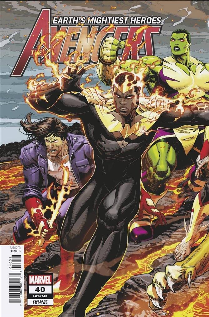 Páginas de Avengers # 40