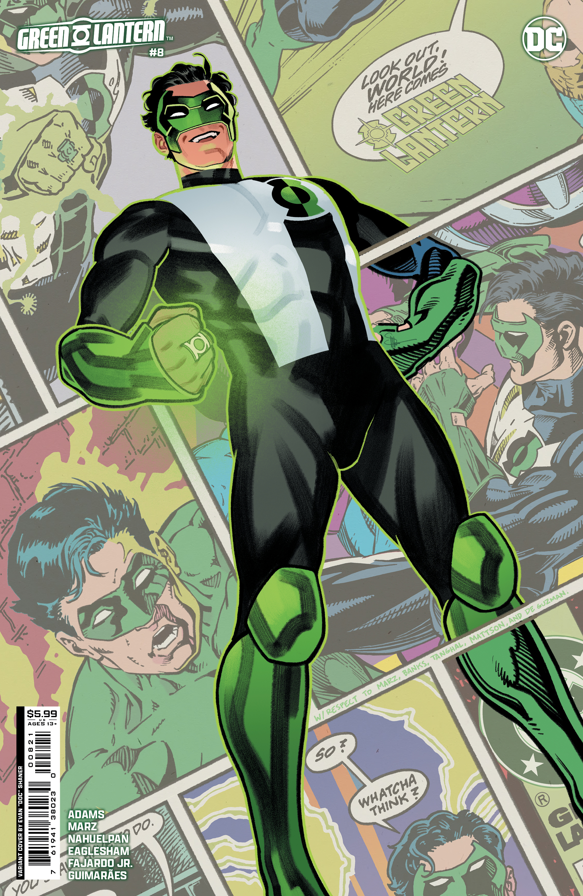Kunstwerke aus Green Lantern #8