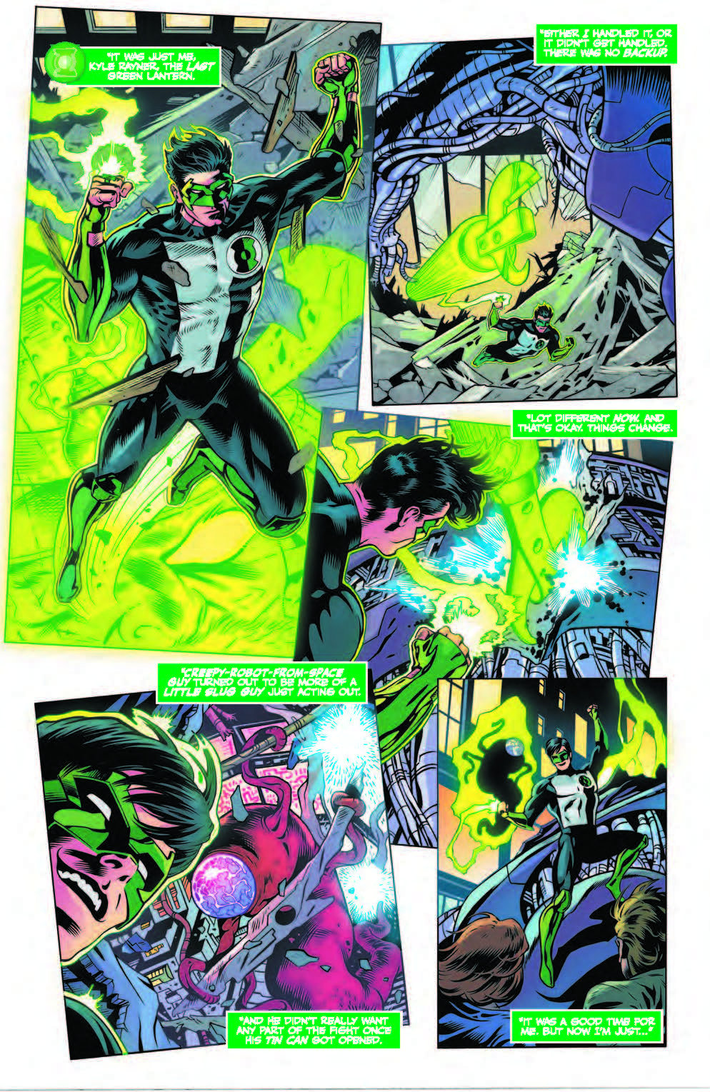 Umění z Green Lantern #8