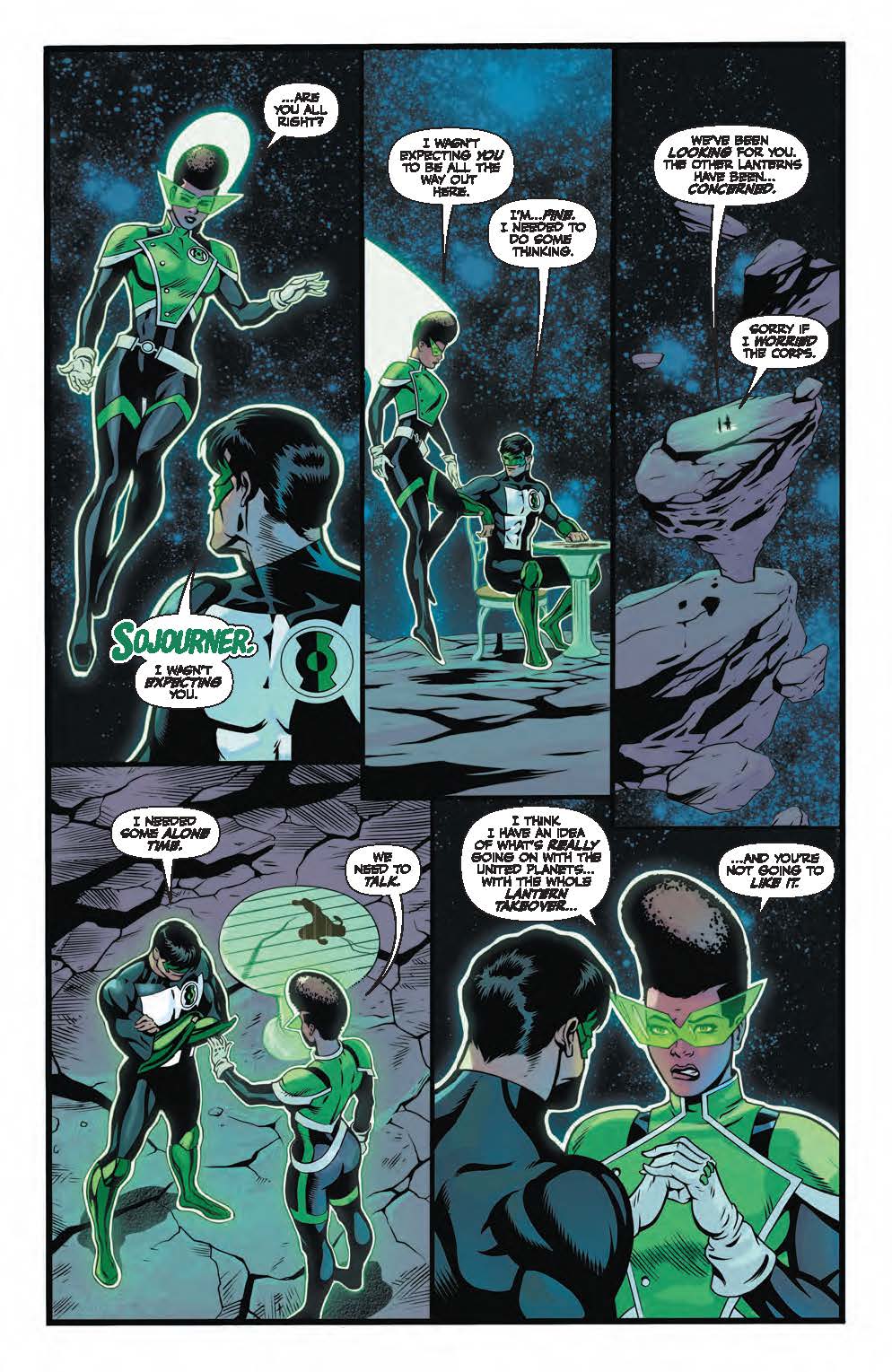 Artykuł z Green Lantern #8