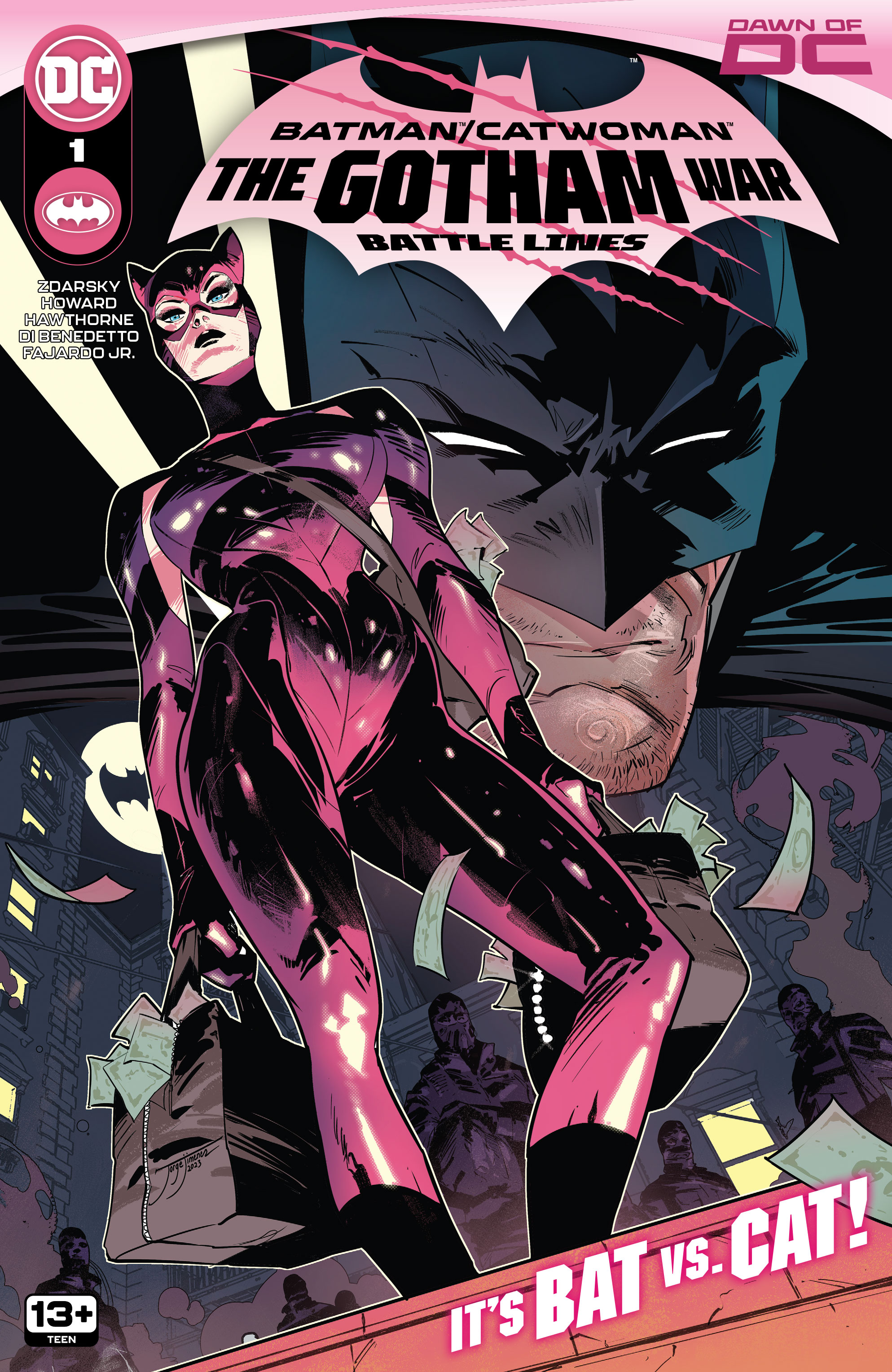 غلاف Batman/Catwoman: The Gotham War: Battle Lines #1