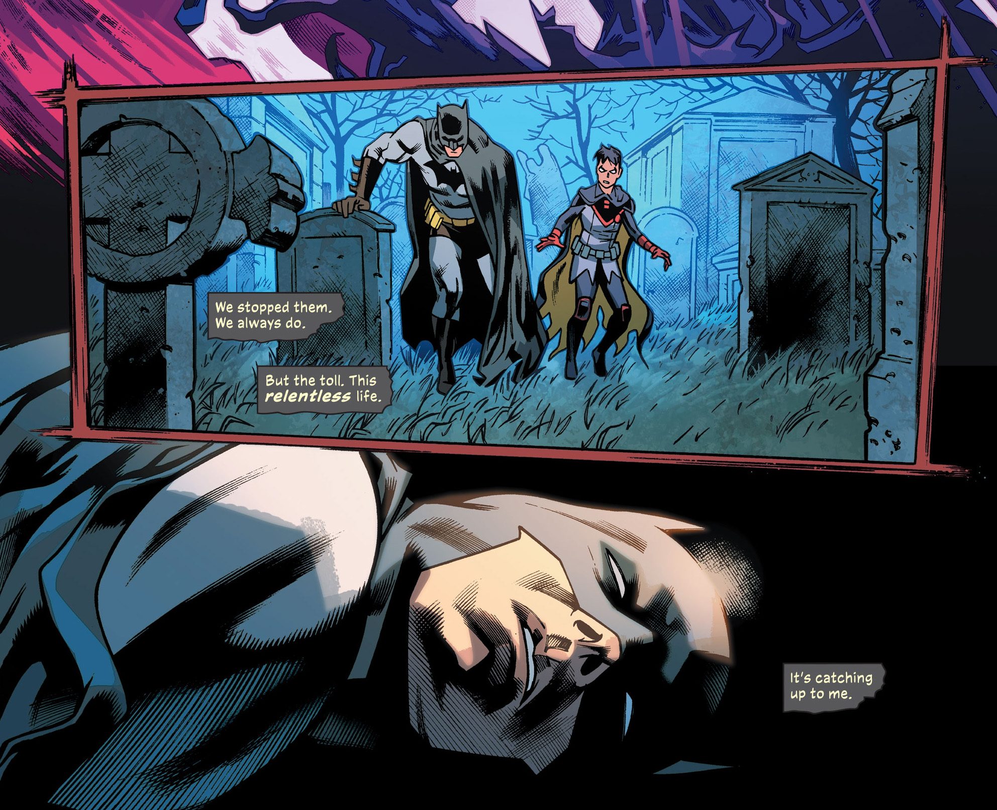 الفن من Batman/Catwoman: The Gotham War #1.