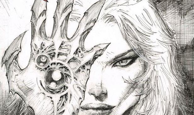 Capa exclusiva Witchblade # 1/2 Kickstarter