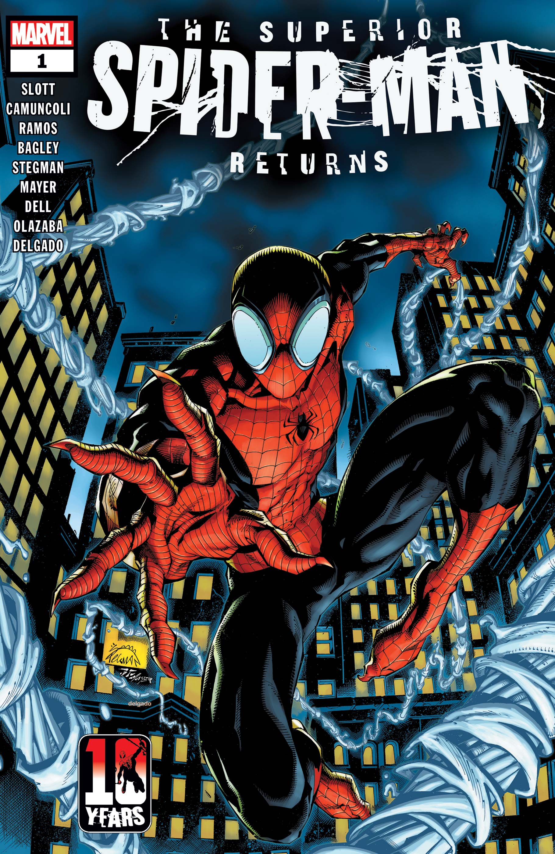 A Superior Spider-Man visszatér #1 borítója