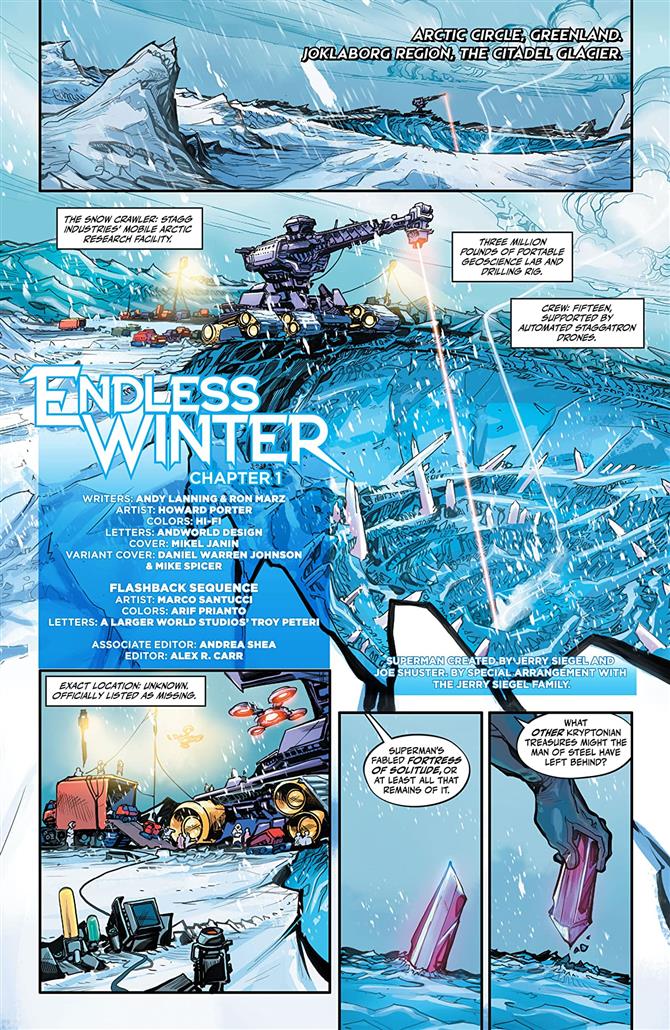 Justice League: Endless Winter # 1
