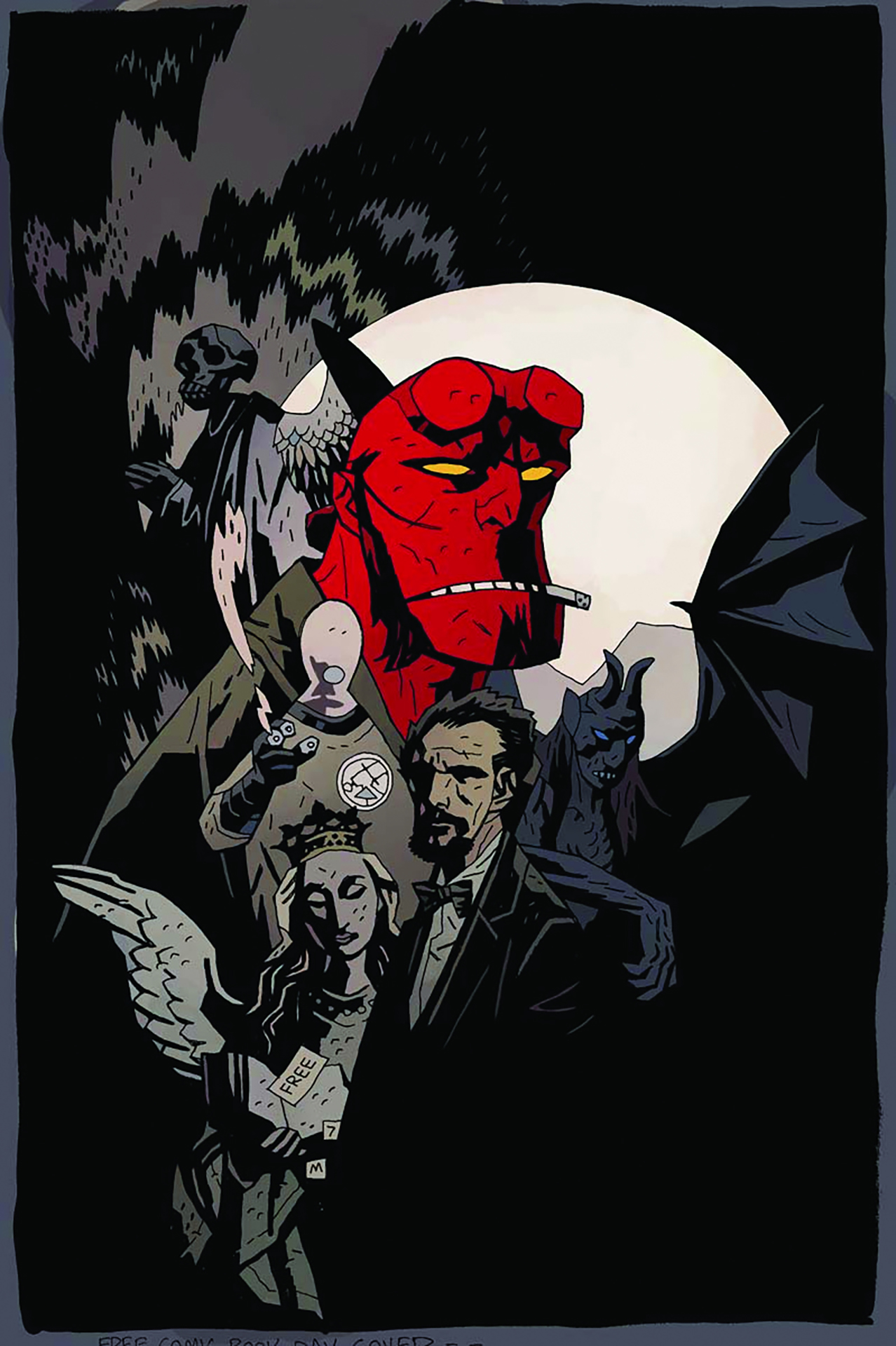 Hellboy arte de Mike Mignola