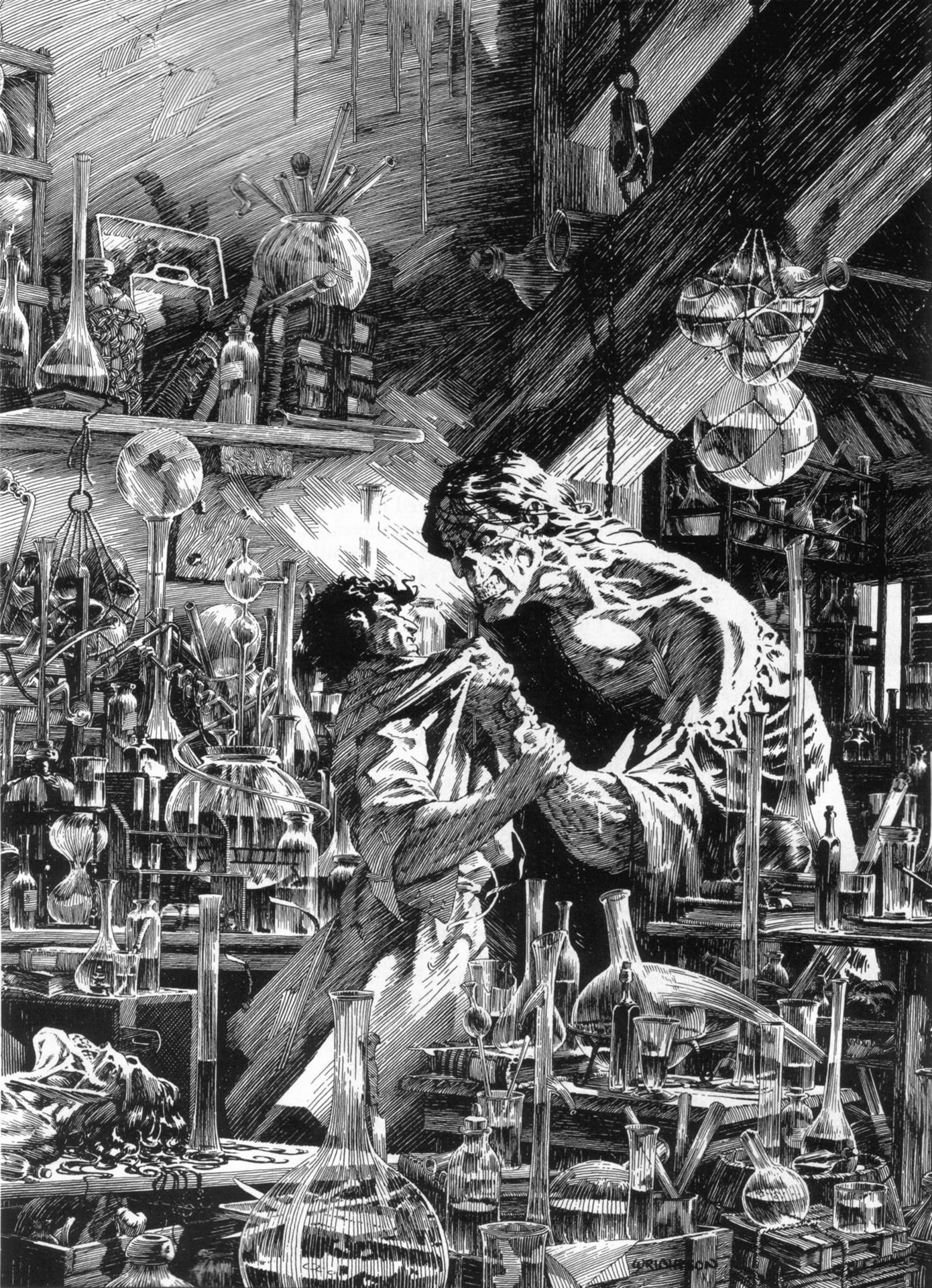 Frankenstein art. de Bernie Wrightson
