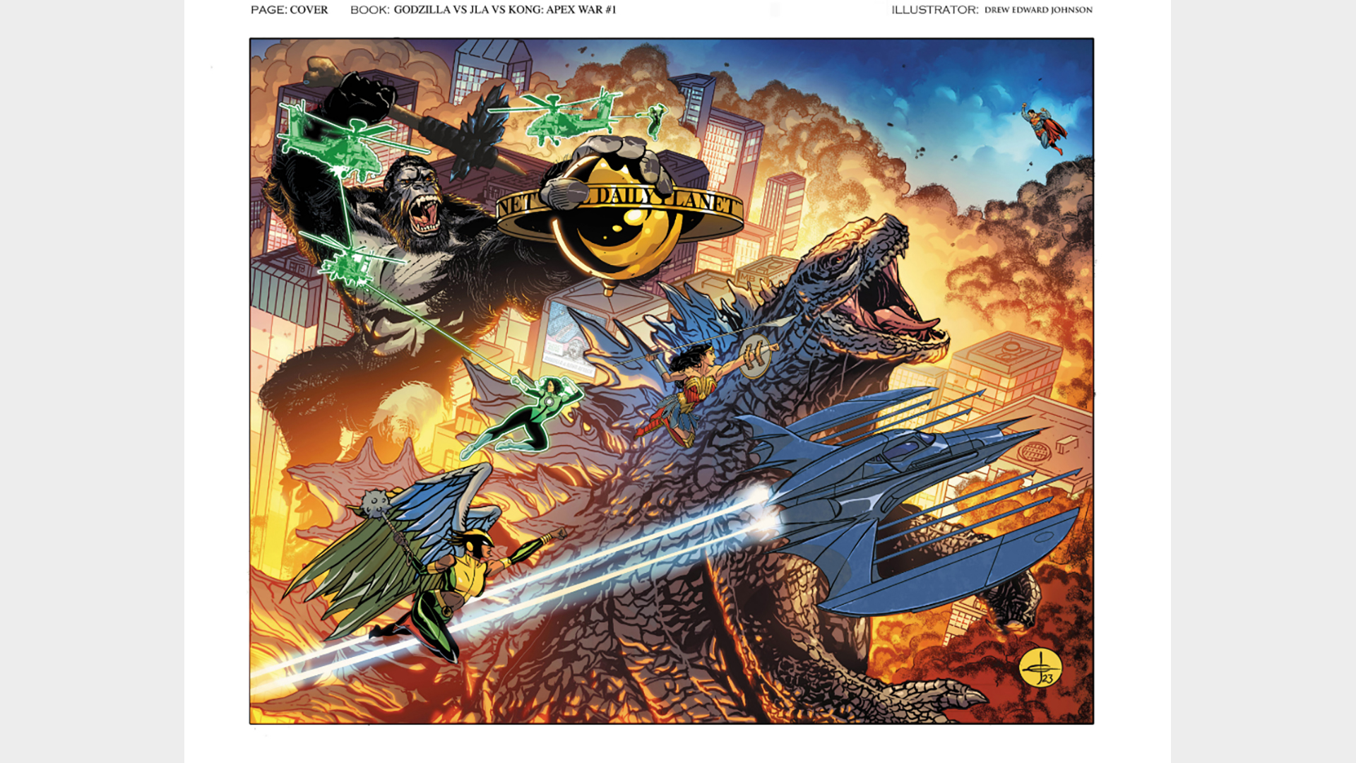 La Liga de la Justicia contra Godzilla y Kong #1