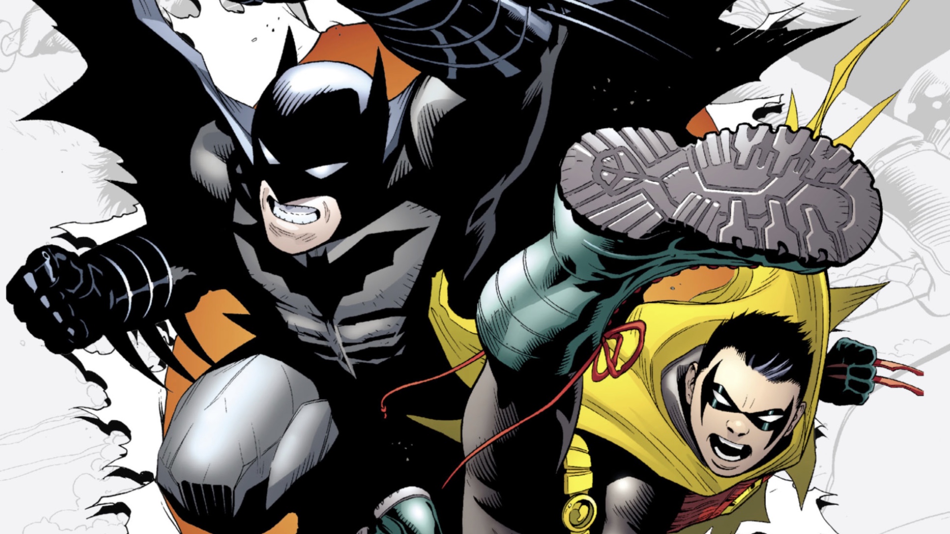 Batman och Robin #0 omslagsbild