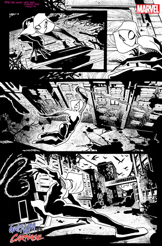 Page de King in Black: Gwenom Vs. Carnage # 1
