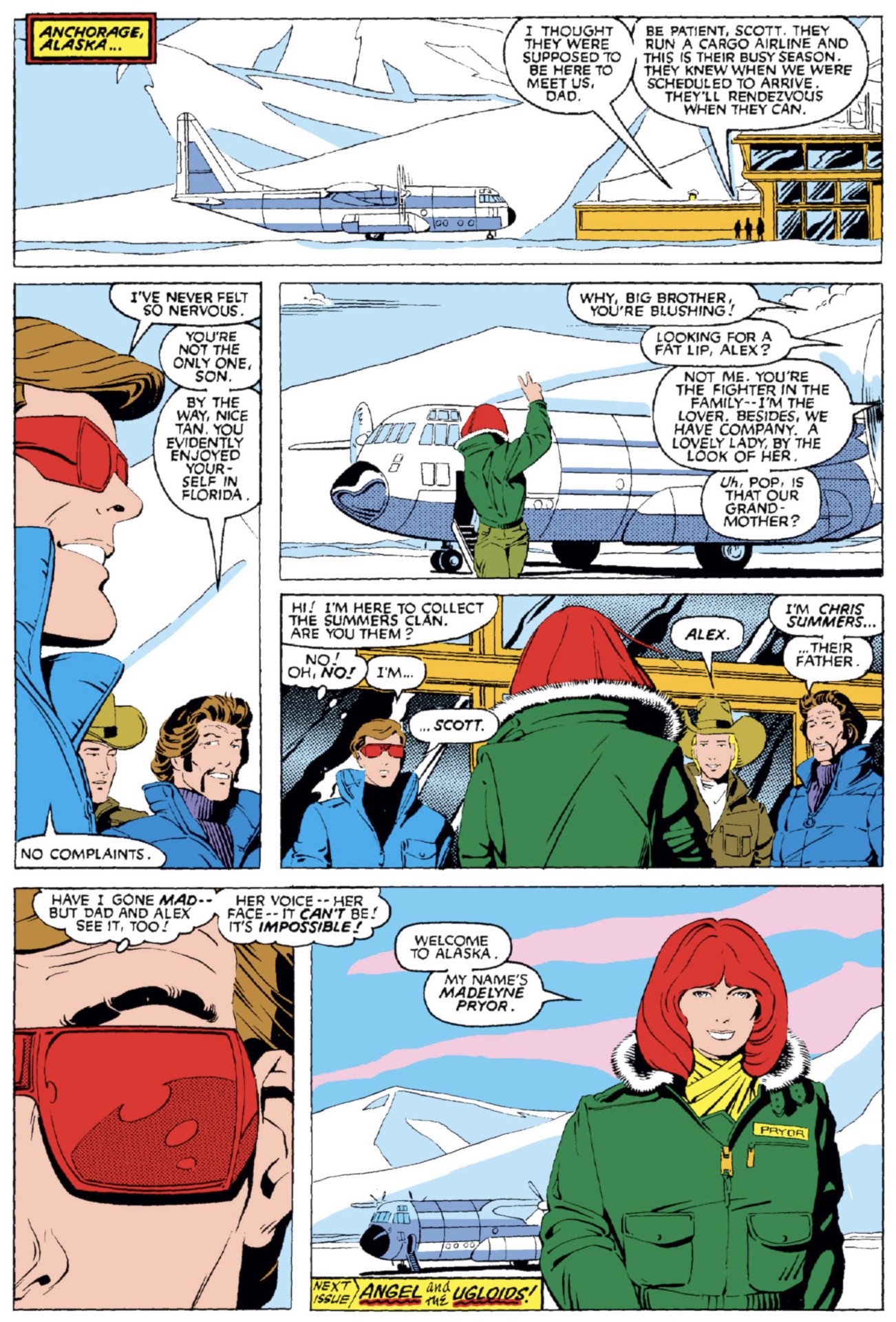 Uncanny X-Men #168 صفحة