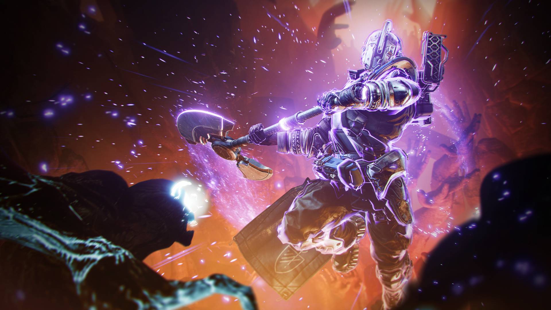 Destiny 2 The Final Shape showcase hache de jet Void Titan avec Twilight Arsenal Super