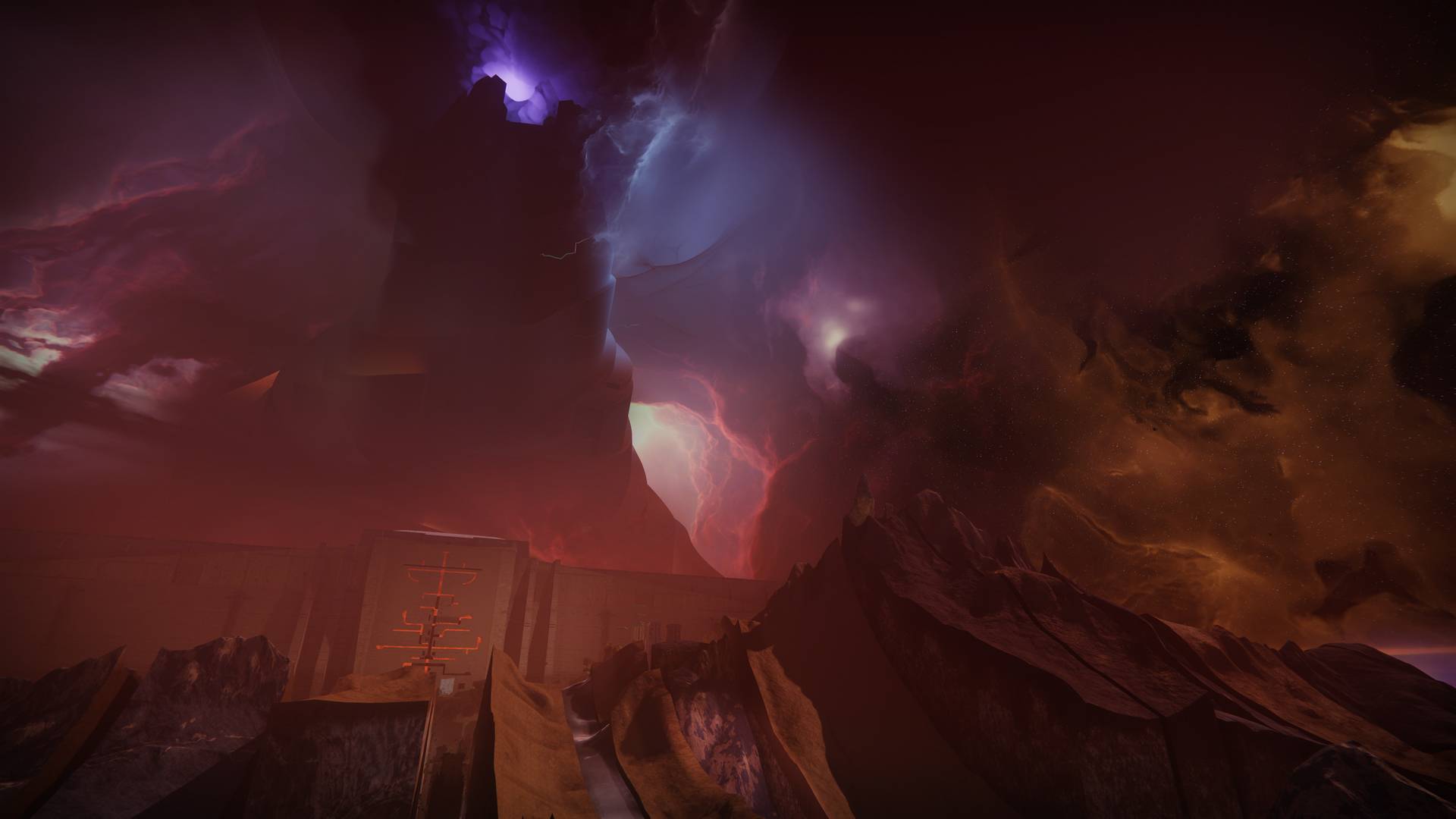 Destiny 2 The Final Shape ukázka monolitu Witness v Pale Heart