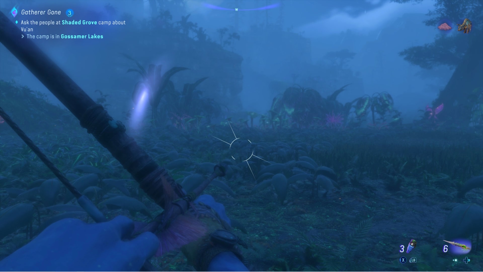 Avatar: Frontiers of Pandora tipy - světelné odlesky