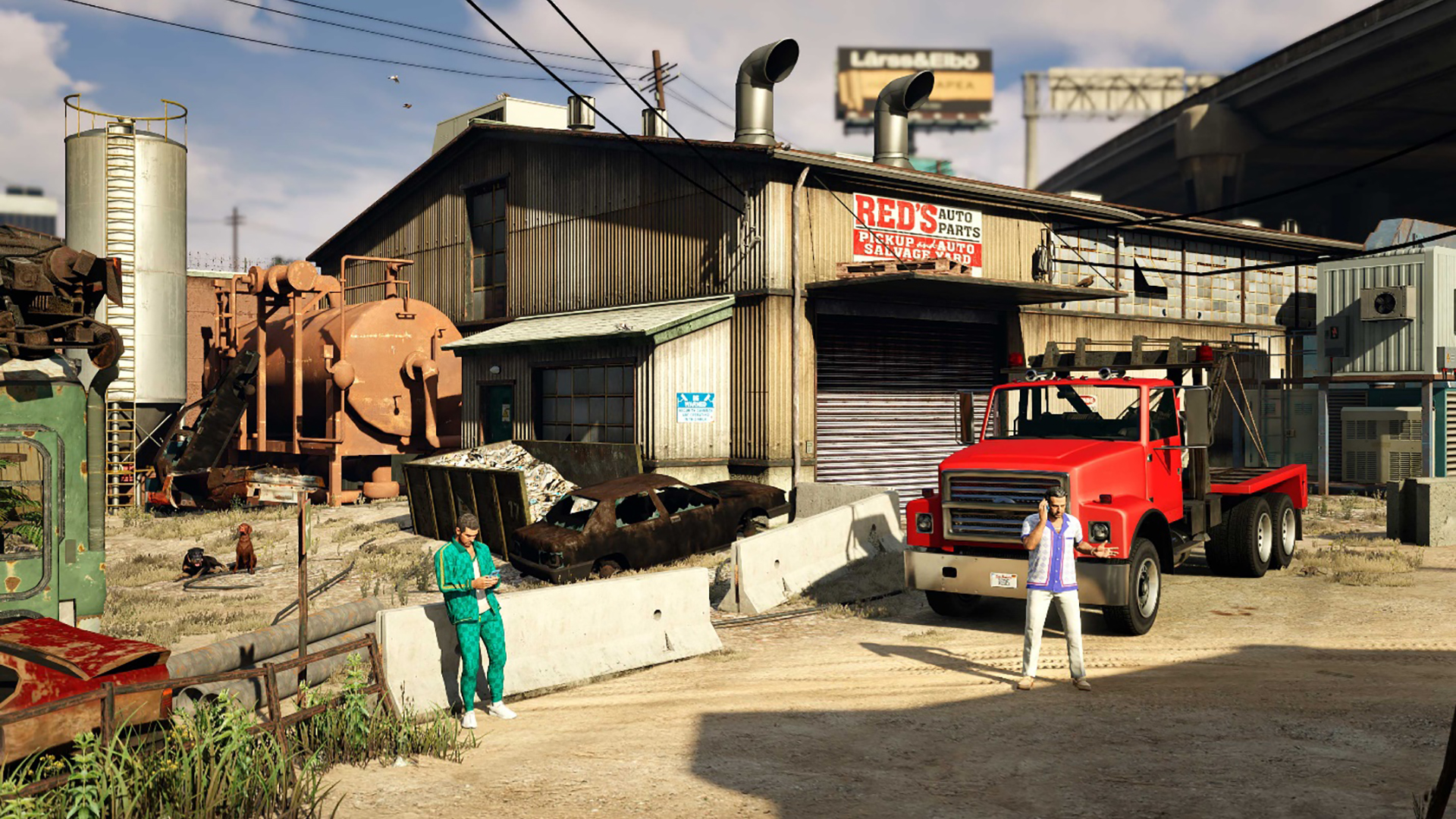 A GTA Online december 2023-as frissítésében szereplő Salvage Yard üzletág