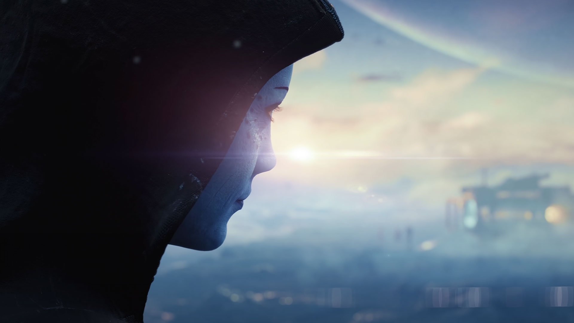 Wat Liara lijkt te zijn verschijnt in de eerste teaser voor het volgende Mass Effect spel