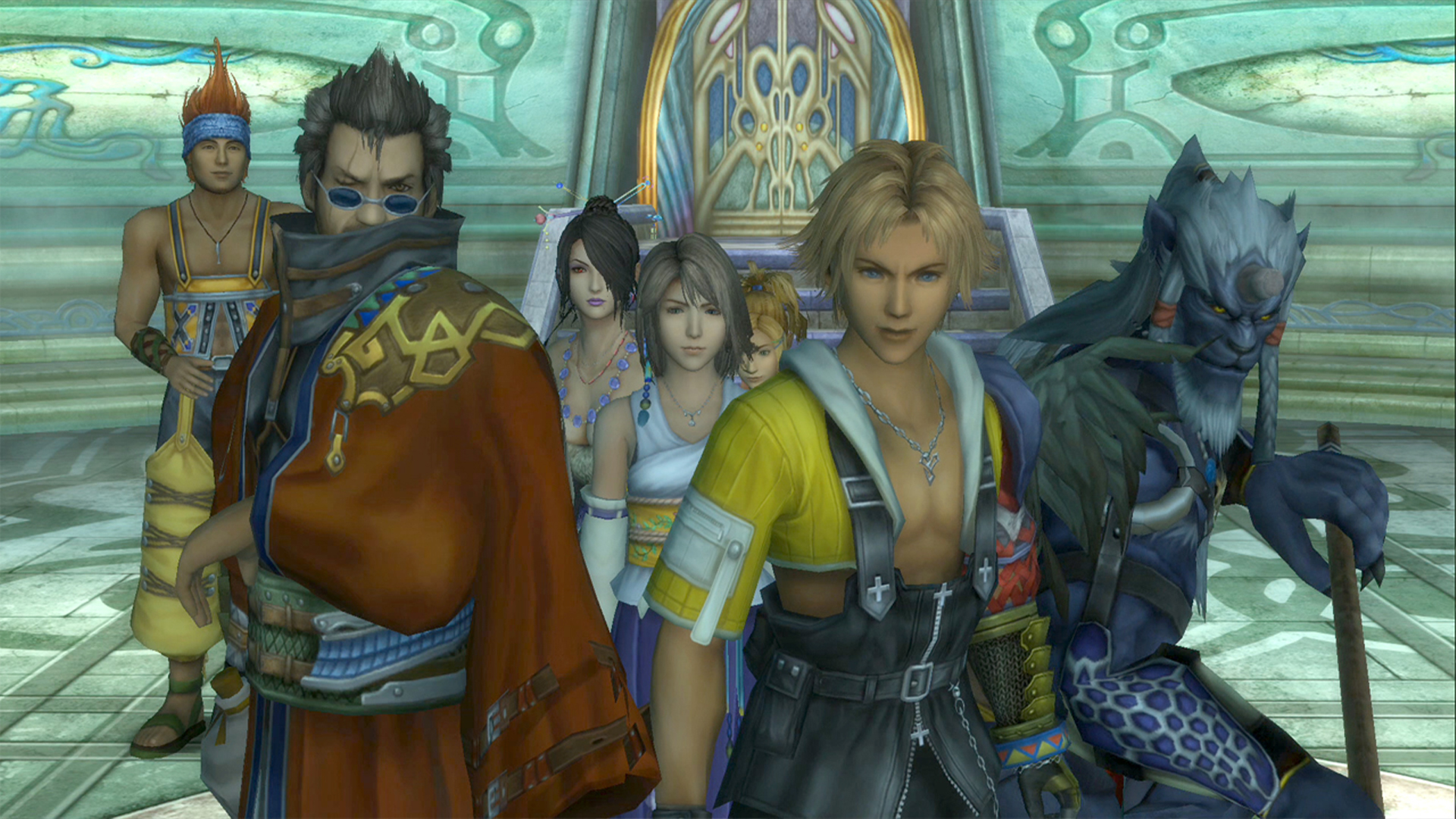 Zrzut ekranu z Final Fantasy 10