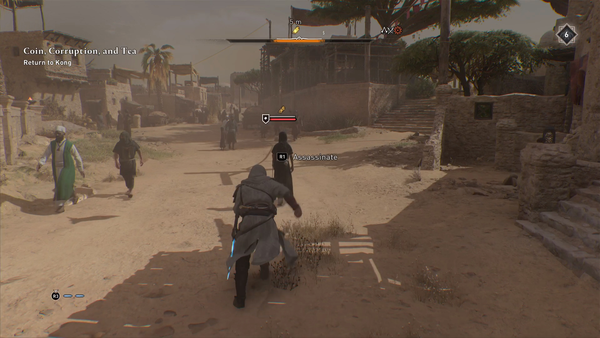 Asesinar a un PNJ para conseguir su fragmento misterioso en Assassin's Creed Mirage