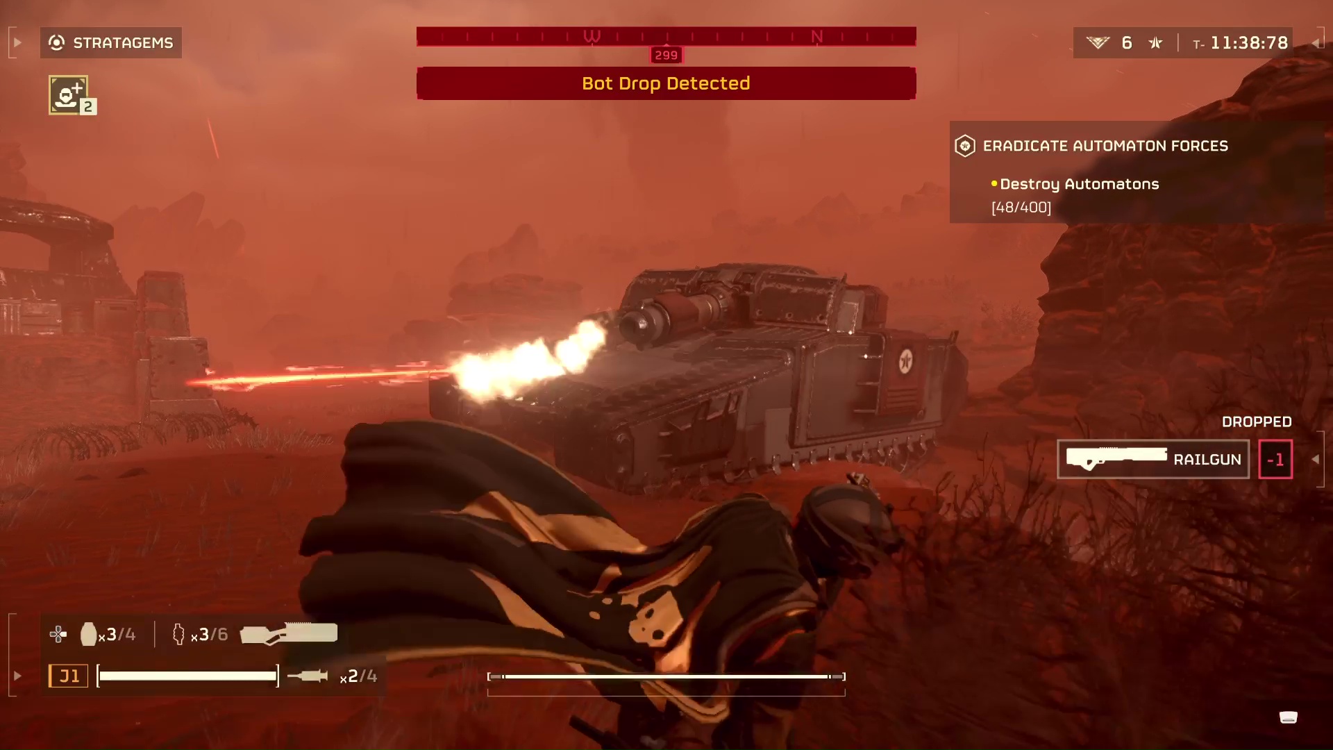 Helldivers 2 Tanques aniquiladores