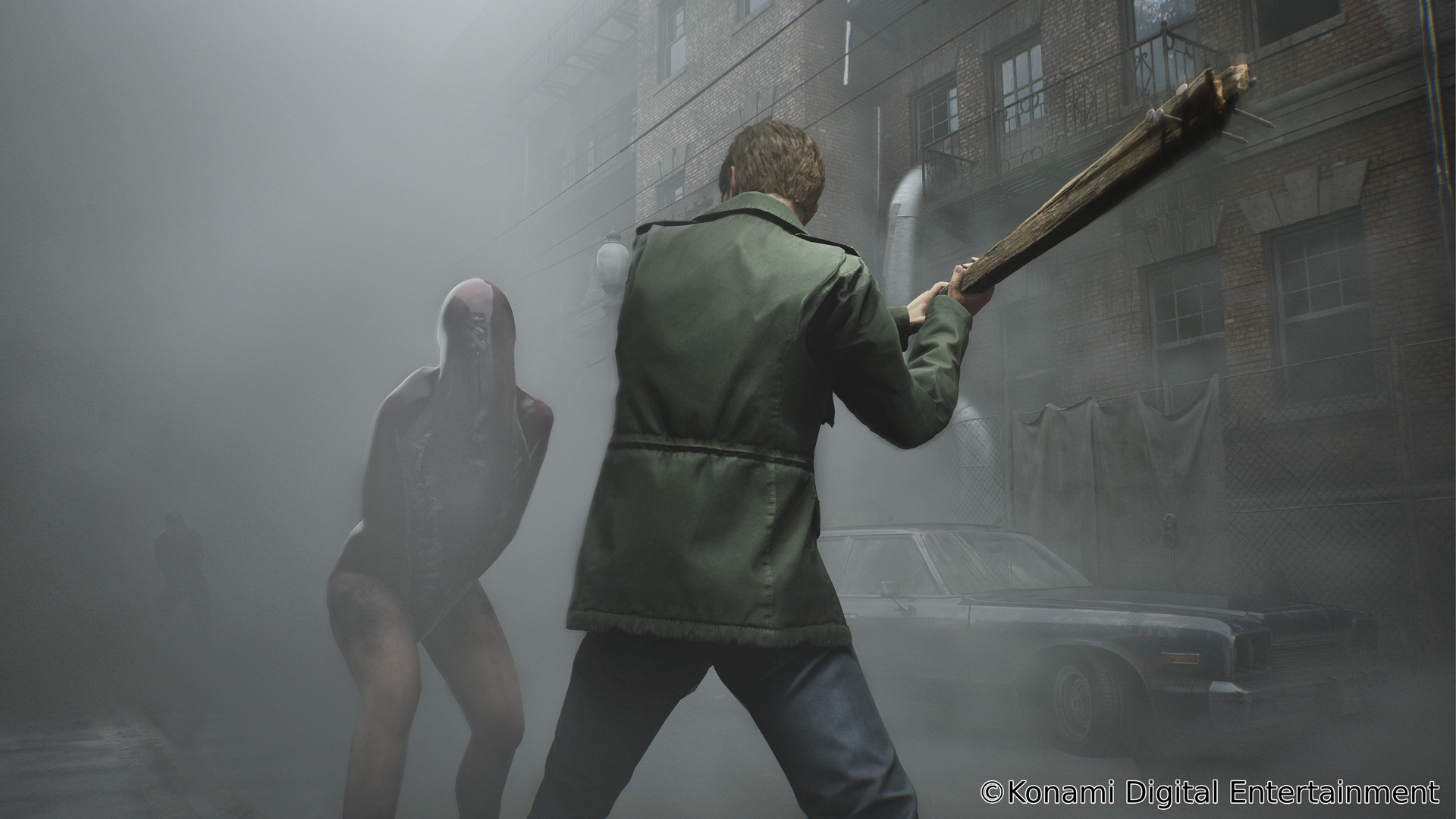 Snímek obrazovky remaku Silent Hill 2