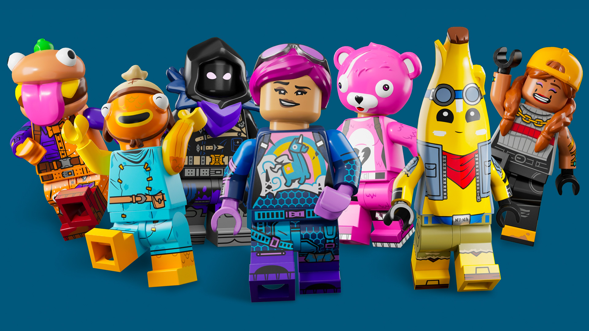 Personagens Lego do Fortnite