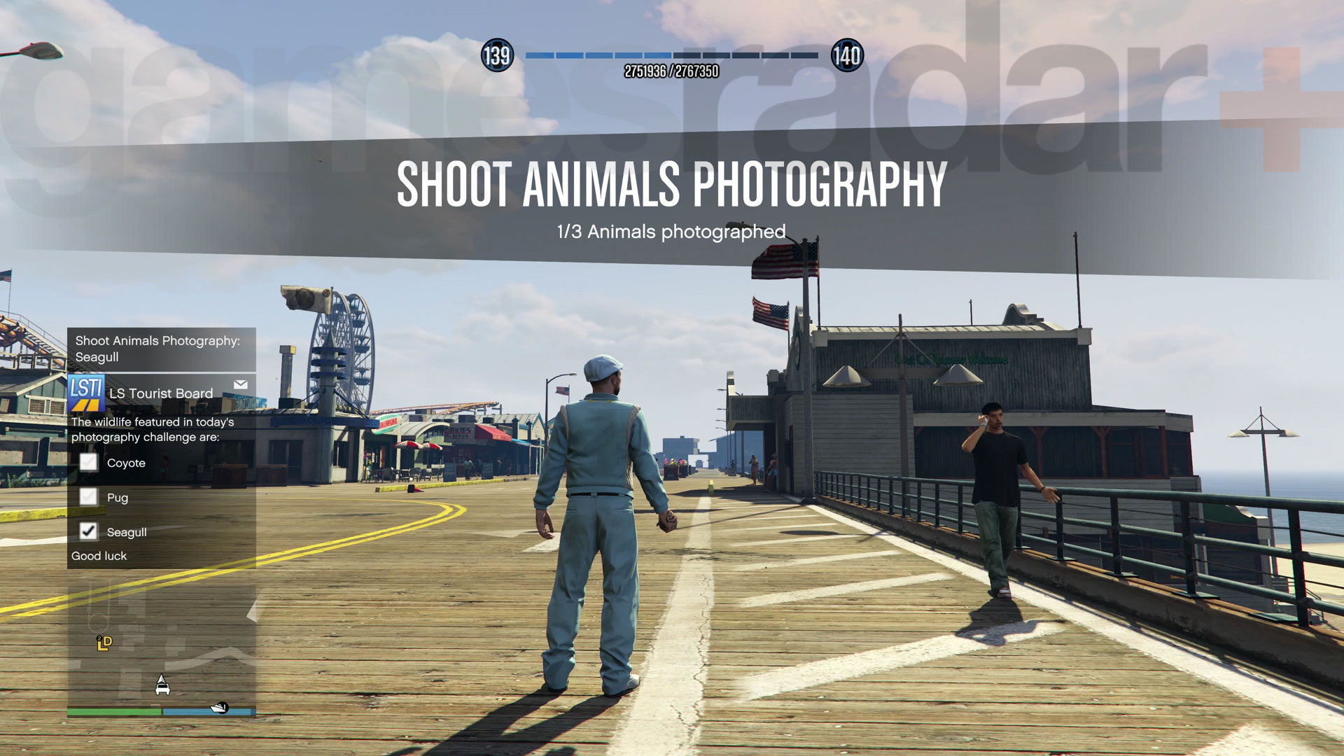 Splnění úkolu GTA Online lokace zvířat