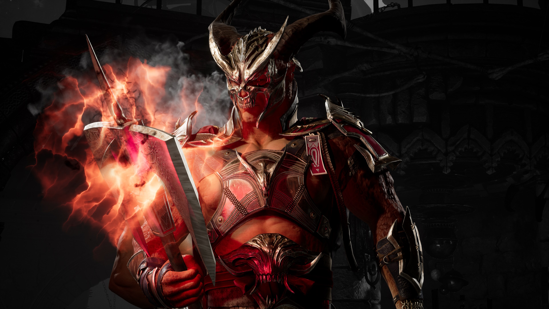 General Shao vist frem i Mortal Kombat 1-skærmbillede