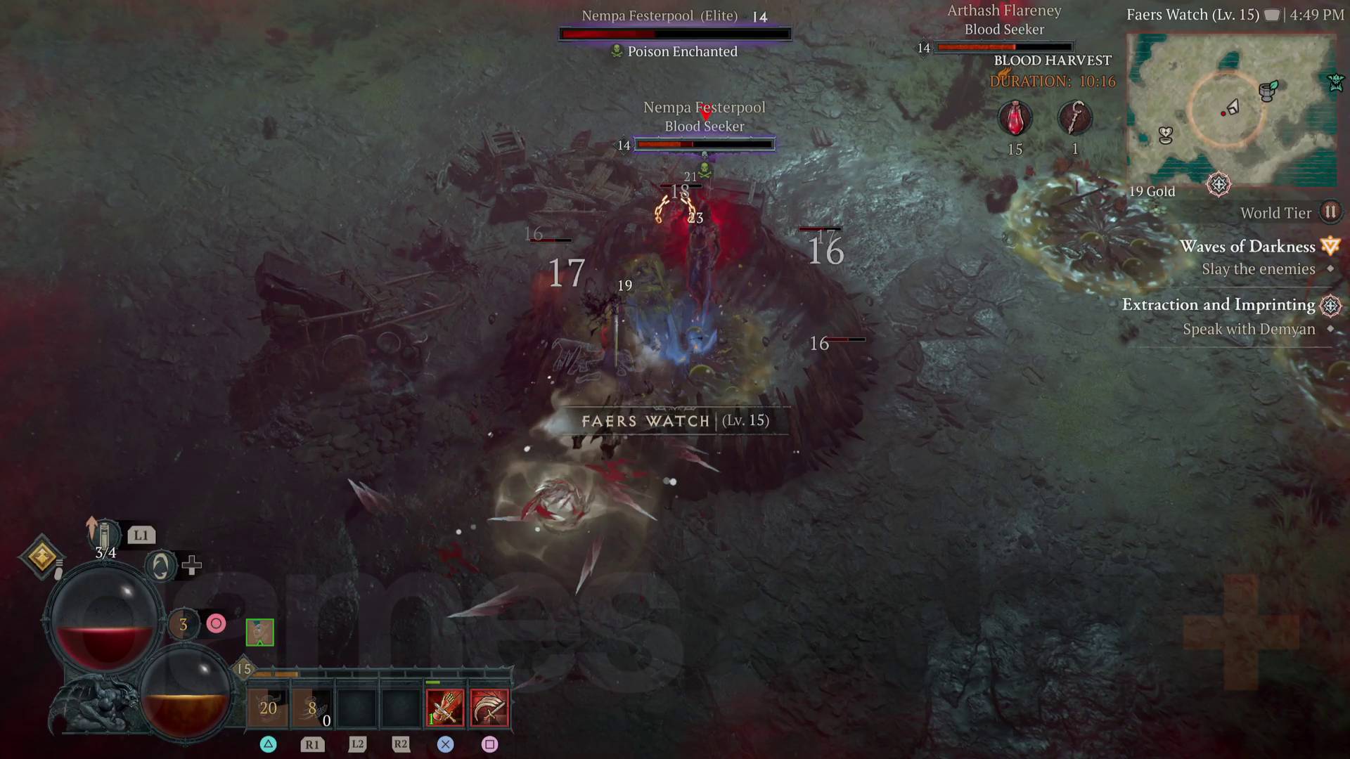 Diablo 4 forbannet berøring vampyrisk kraft