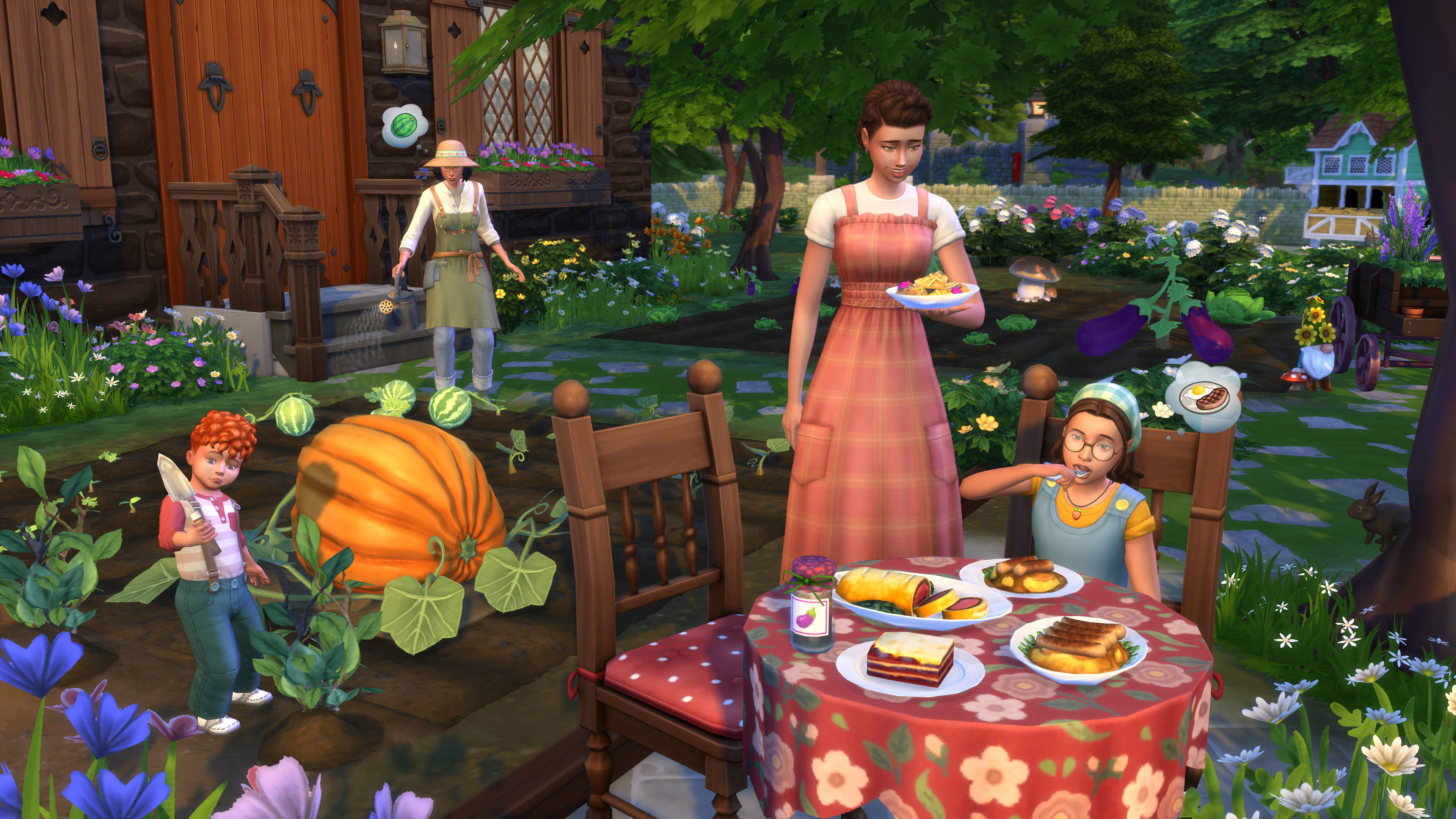 Los Sims 4 Vivir en una casa de campo