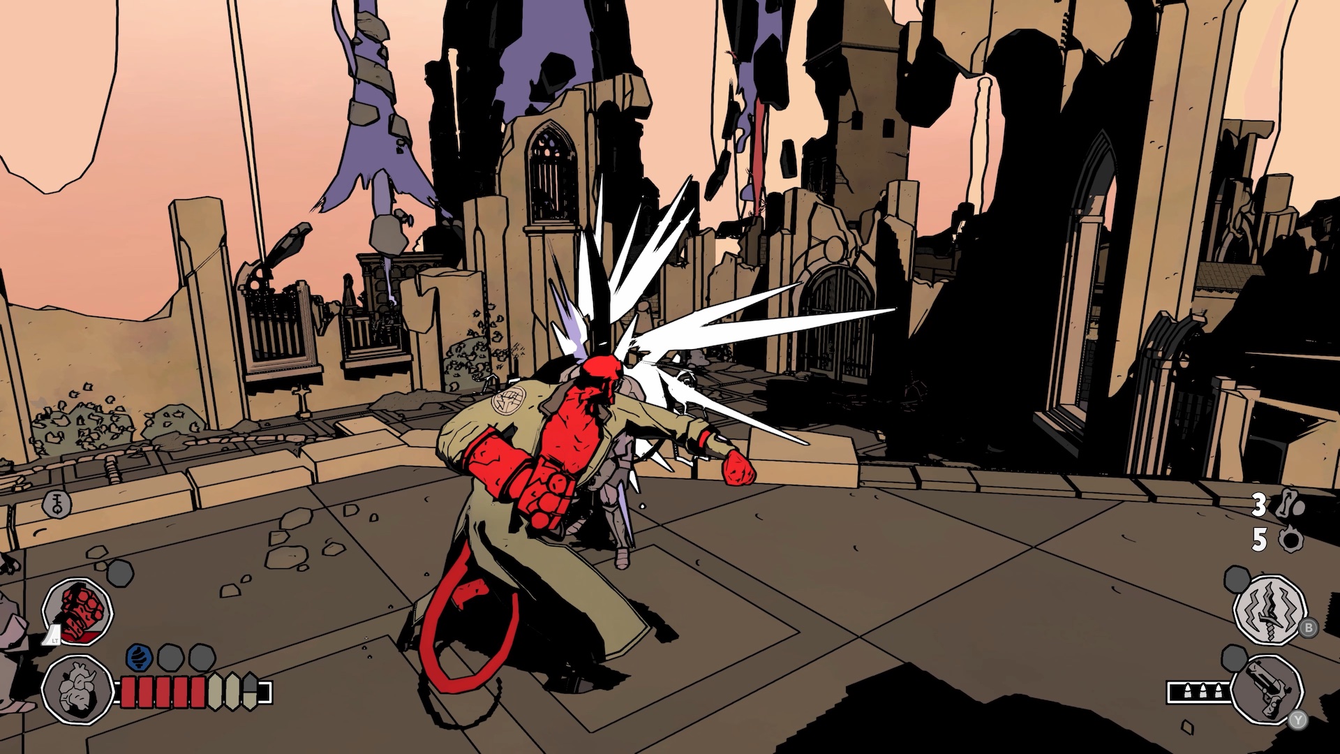 Hellboy Web of Wyrd Snímek obrazovky