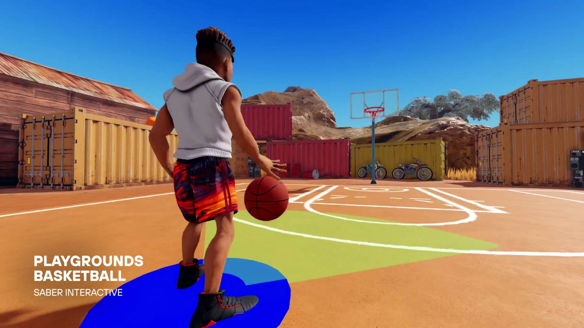 Roblox na PS5 Experiência de basquetebol nos parques infantis