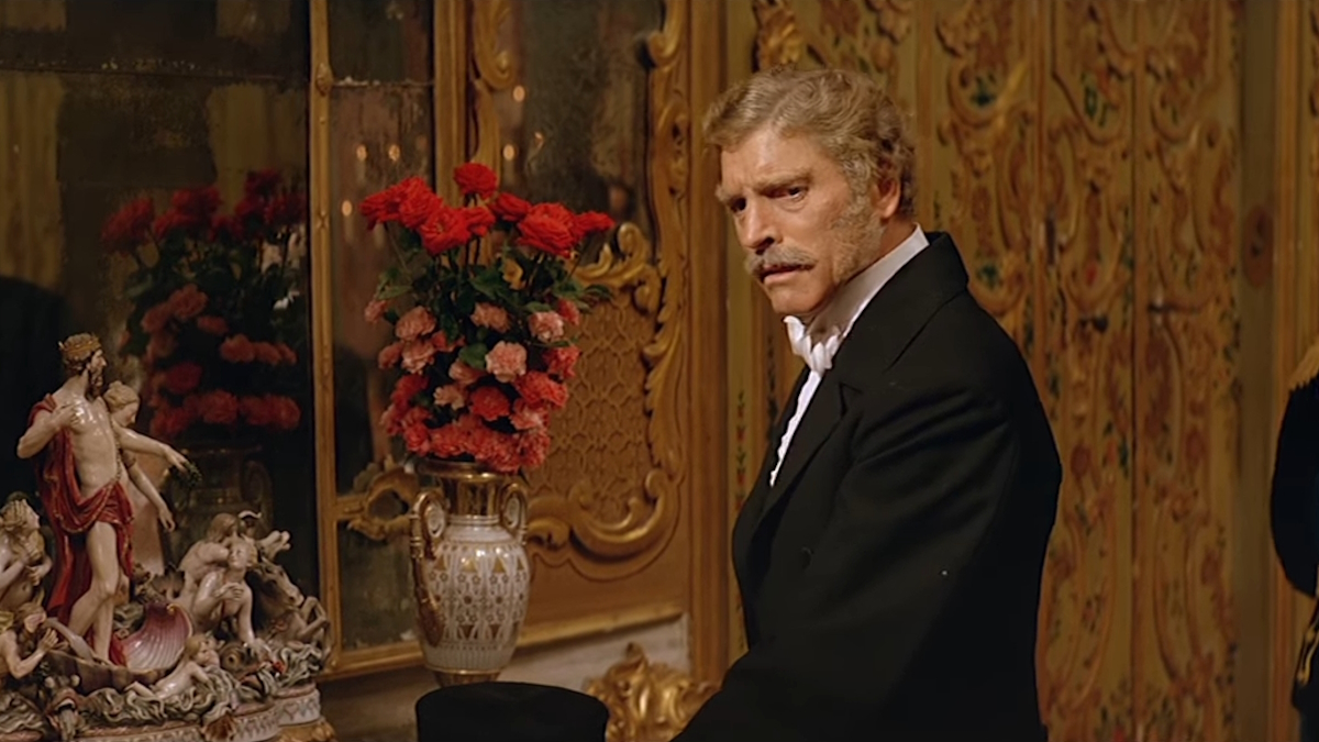 Burt Lancaster v roli královského, ale stárnoucího prince ve filmu Leopard
