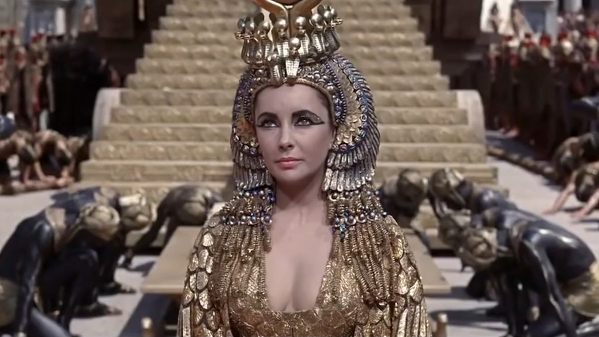 Elizabeth Taylorová ve filmu Kleopatra