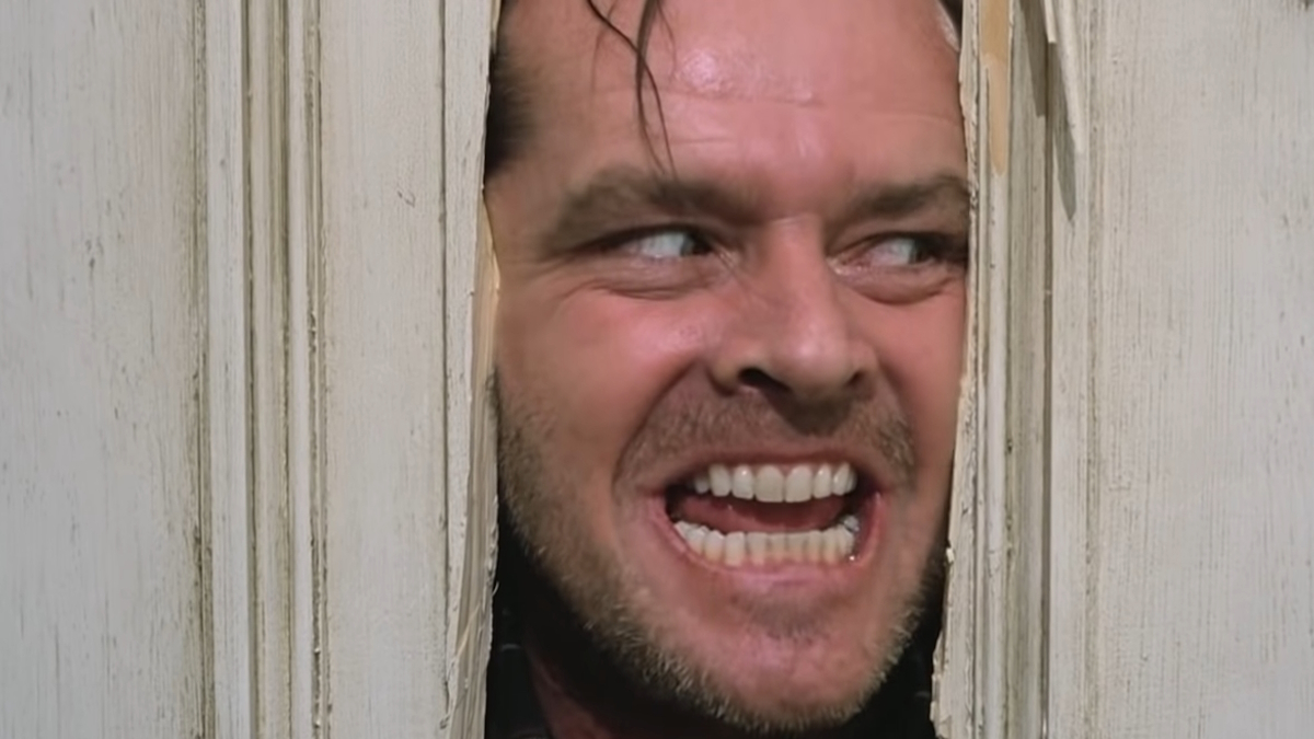Jack Nicholson ve filmu Osvícení