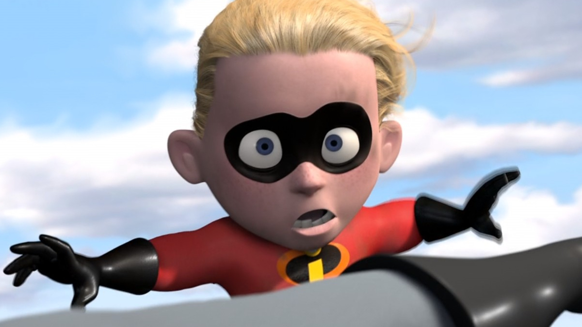 Dash ontwijkt klappen in The Incredibles
